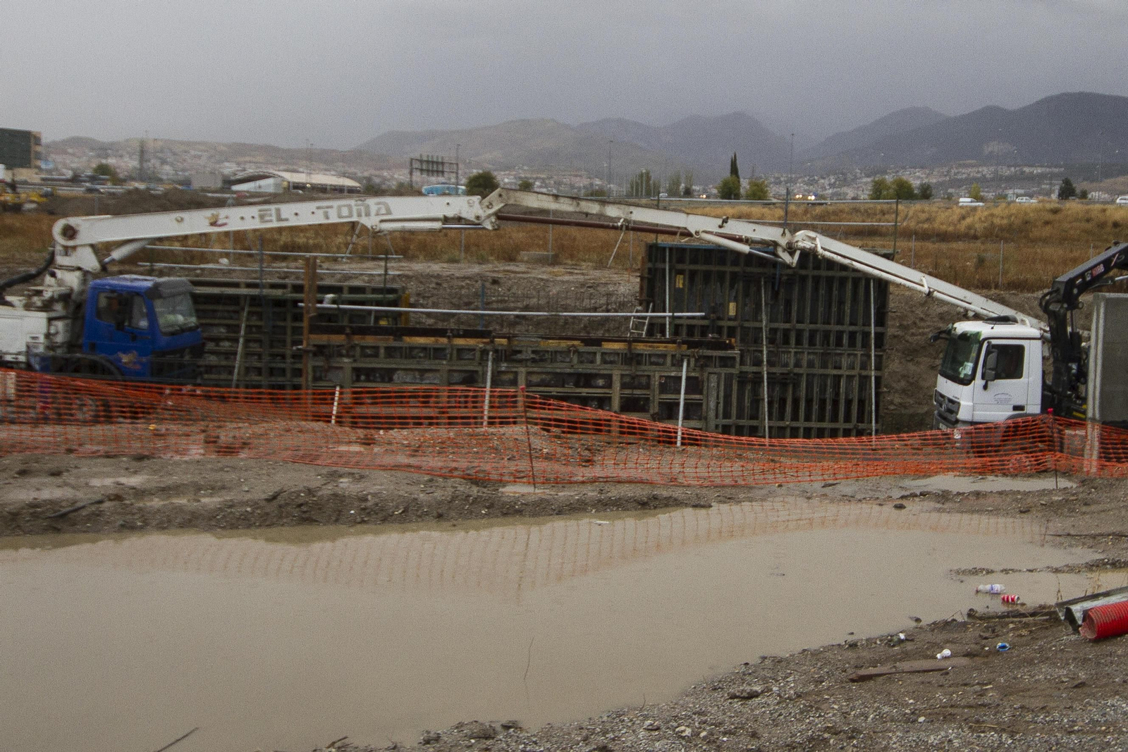 Imágenes de la lluvia en Granada