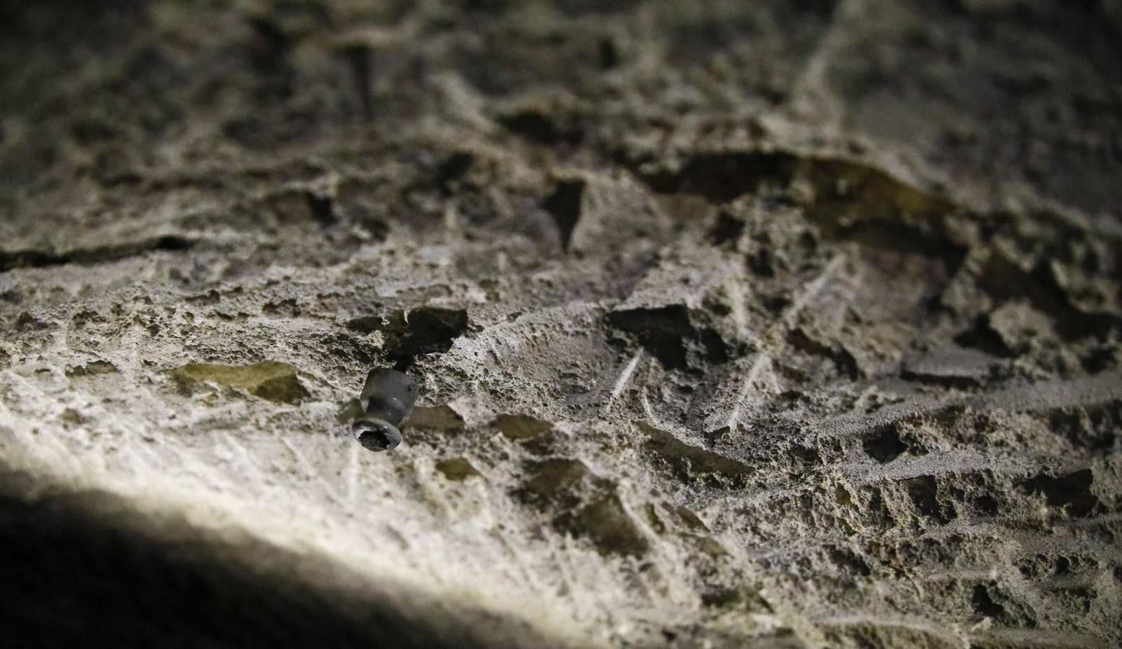 Imágenes de los refugios de la guerra civil descubierto en el barrio de Las Trincheras