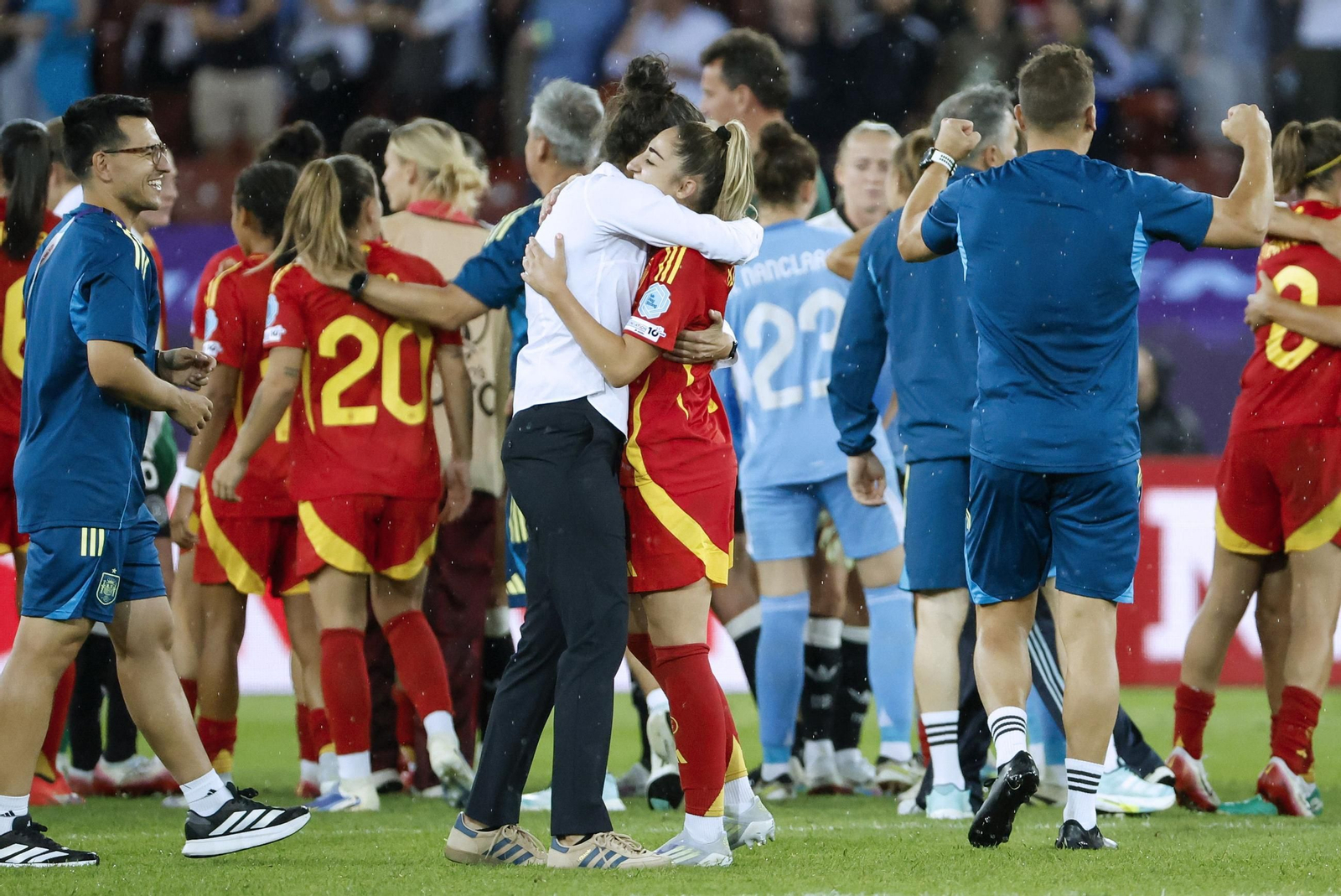 Las mejores imágenes del pase a la final de España ante Alemania en la Eurocopa femenina