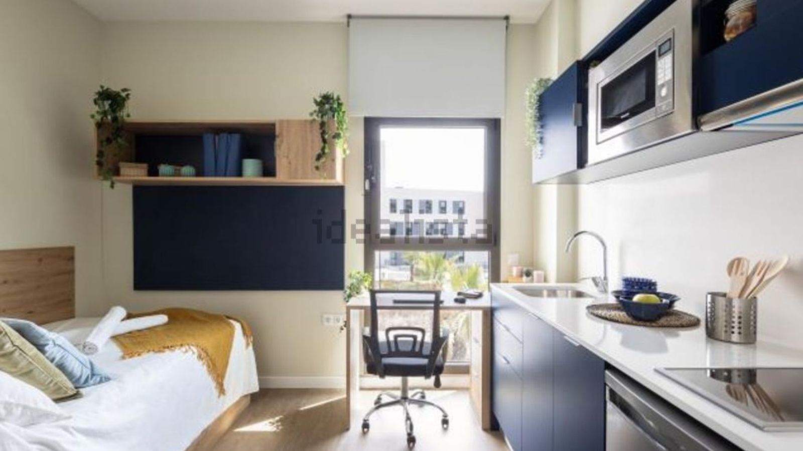 Un estudio en el Cónsul, de 16 metros cuadrados Un estudio en el Cónsul, de 16 metros cuadrados