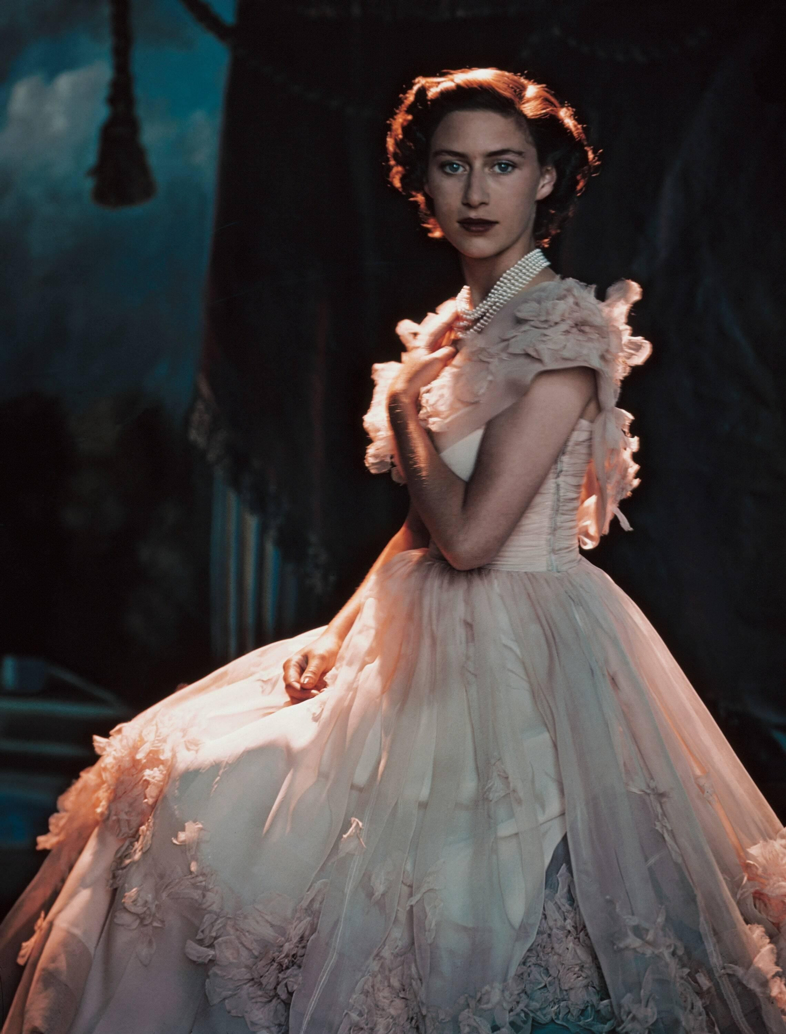 Una bella foto de la princesa Margarita en su juventud.