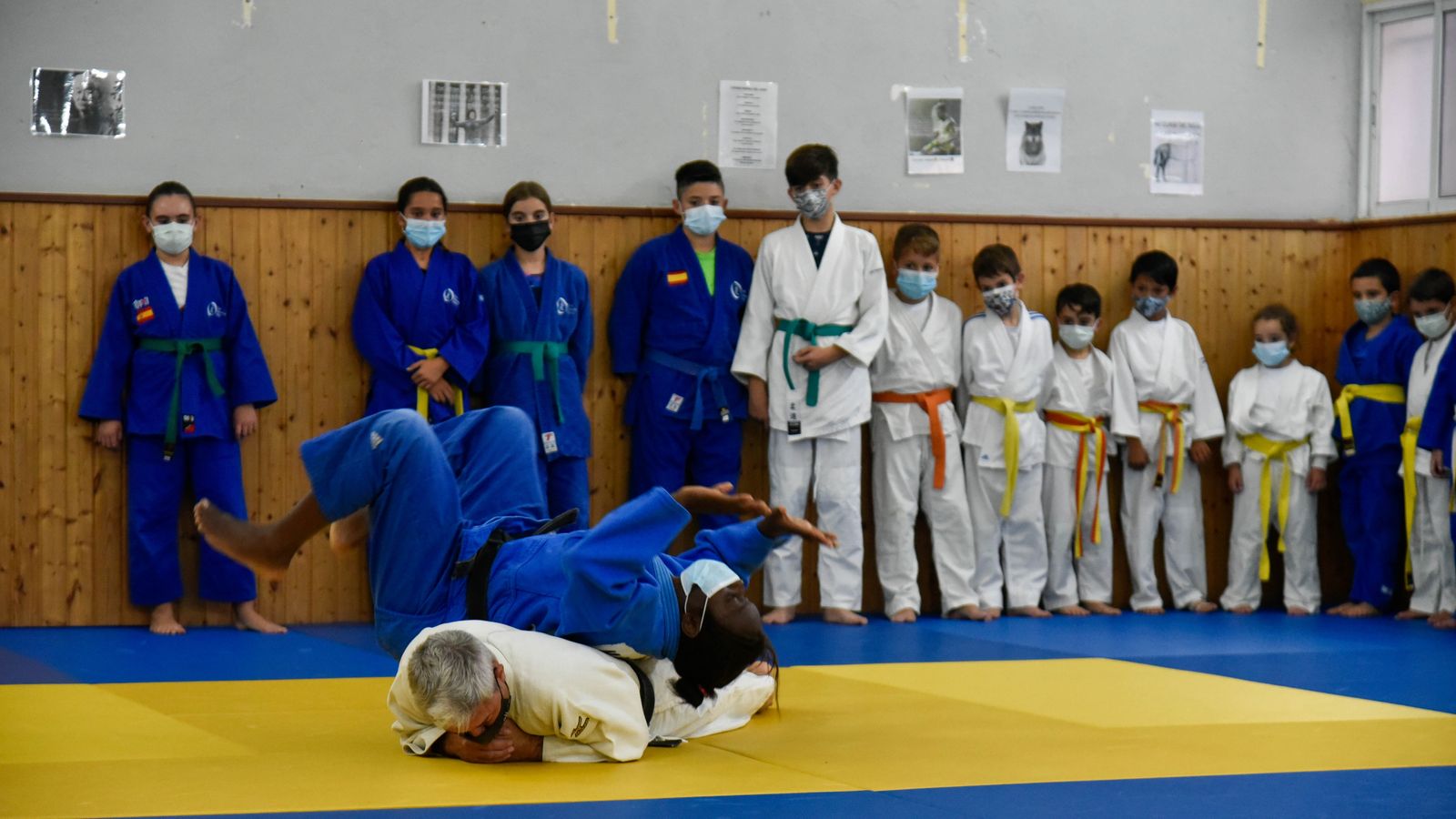 Las fotos de la clase magistral de María Bernabéu judoka olimpica