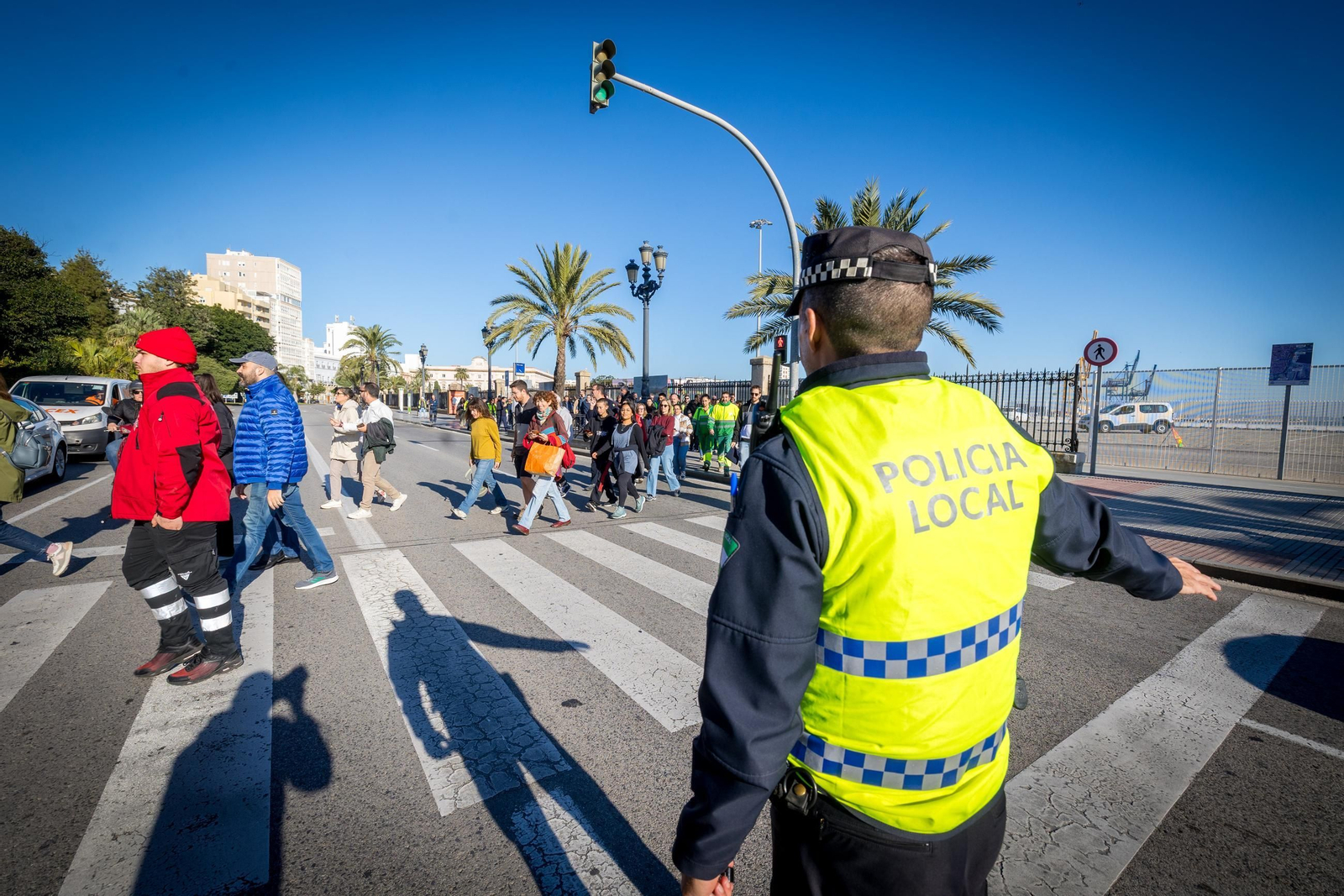 Todas las imágenes del simulacro de tsunami en Cádiz