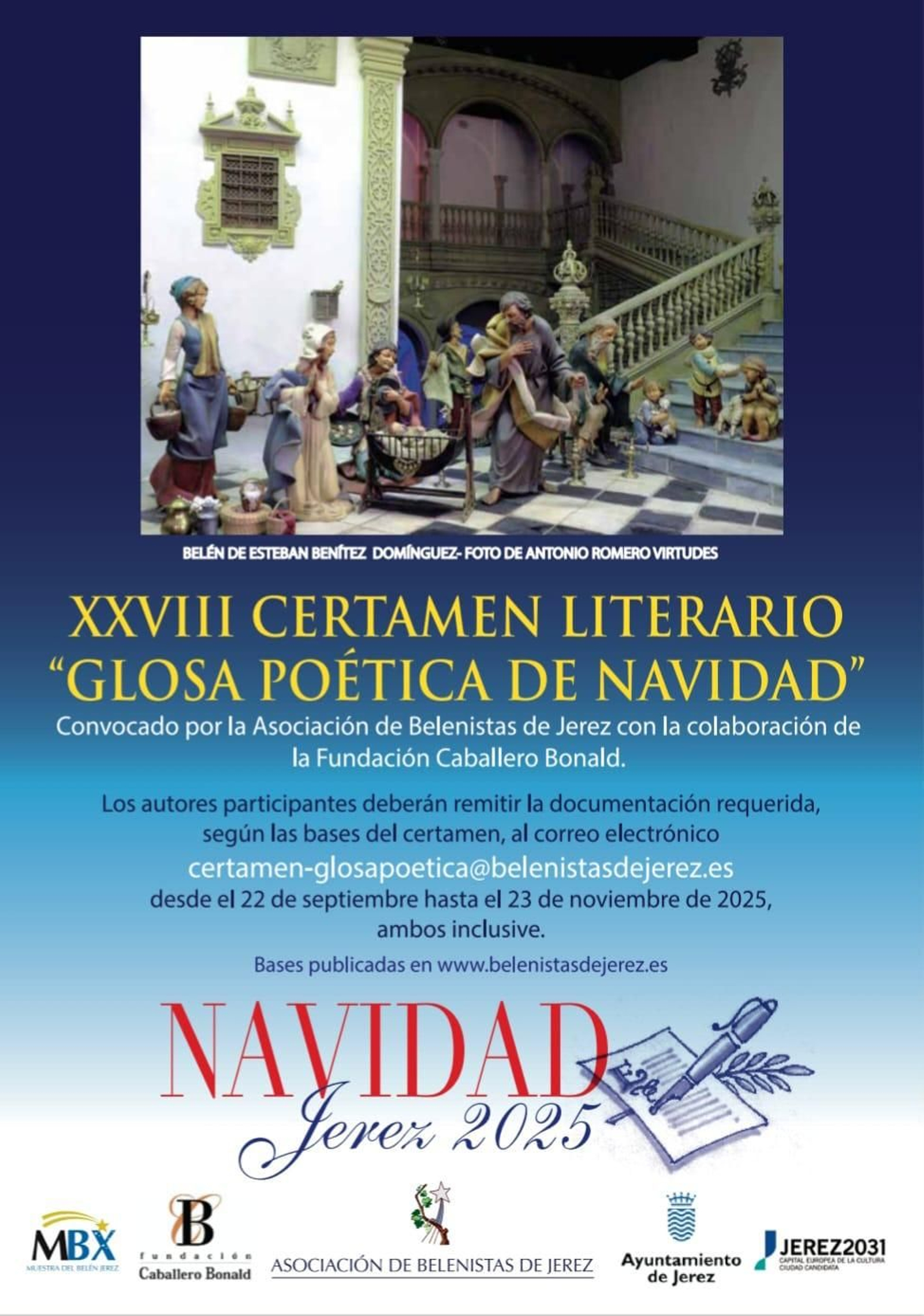 Detalle del cartel anunciador del certamen.