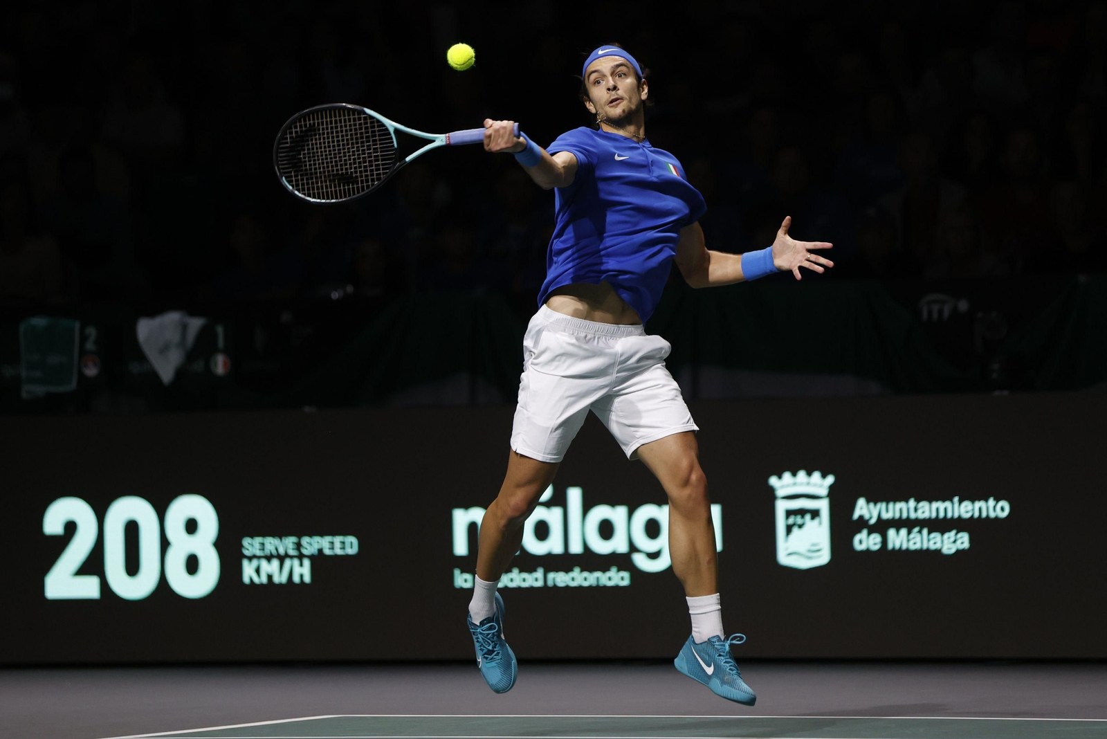 Copa Davis en Málaga: El Musetti-Kecmanovic, en fotos