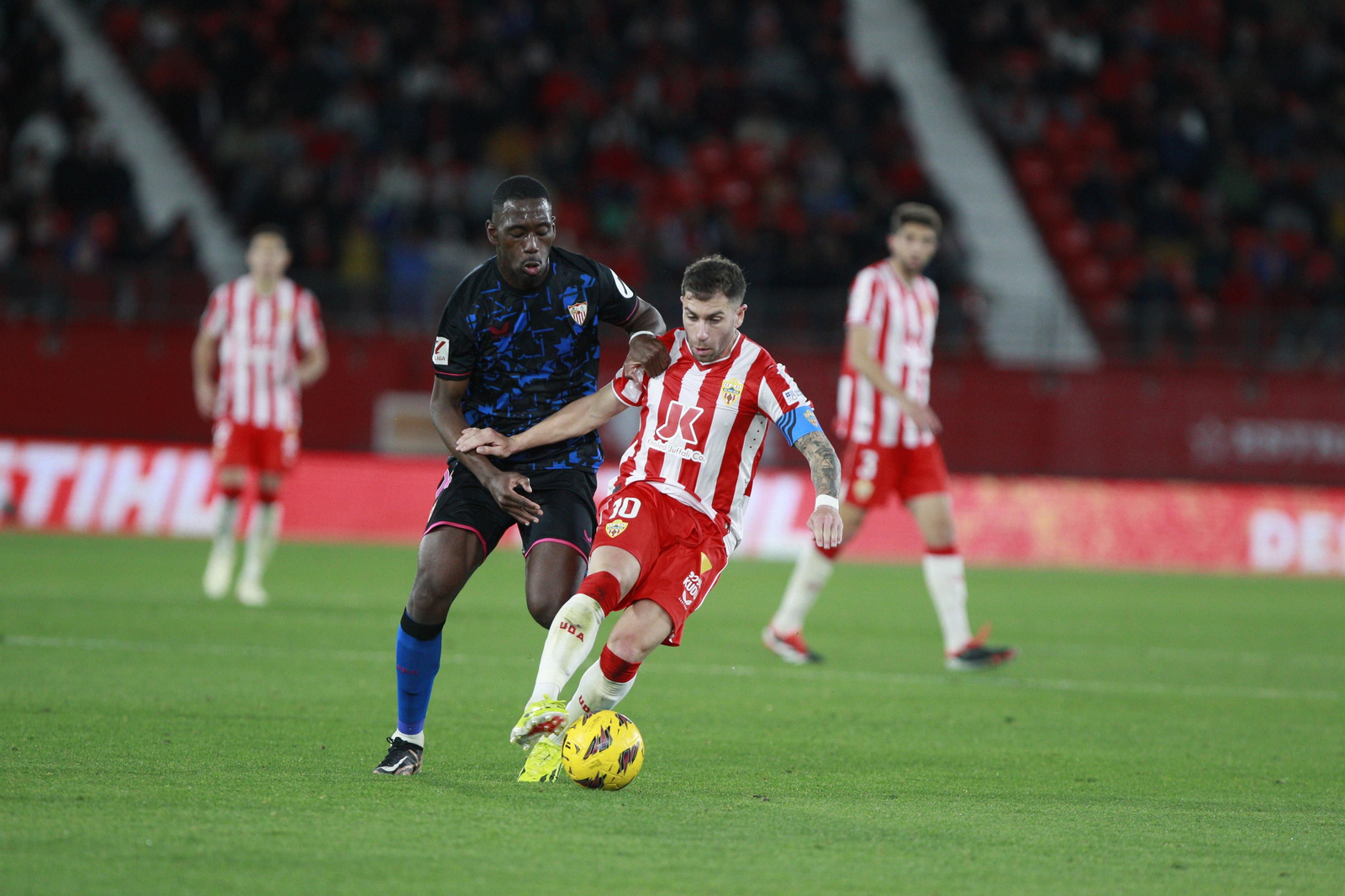 Las mejores imágenes del partido de fúbol U.D. Almería-Sevilla F.C.