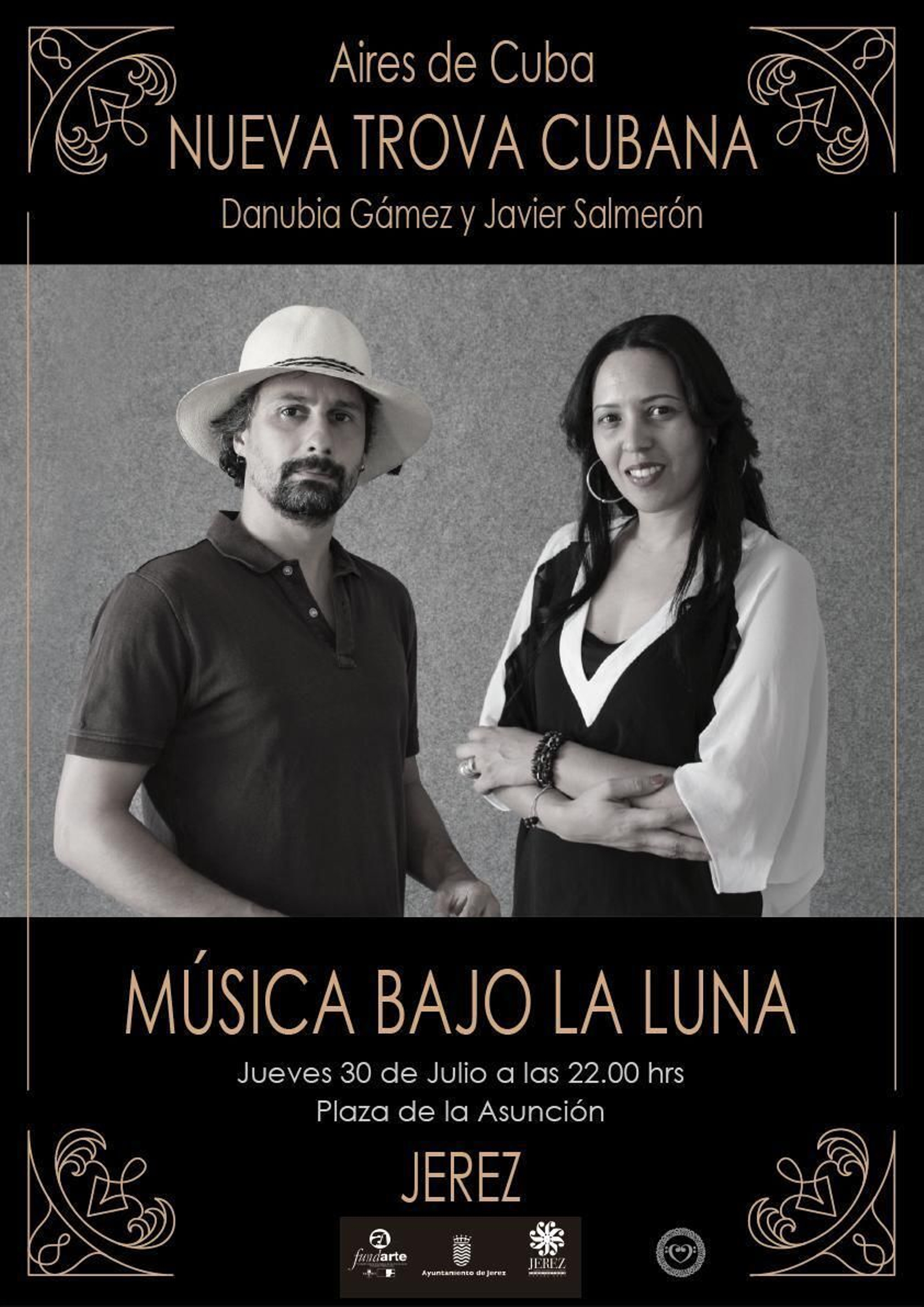 Noche para la Nueva Trova Cubana en la plaza de la Asunción