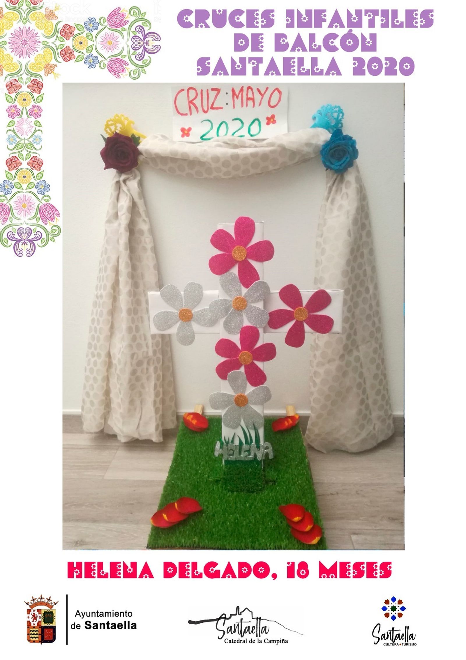 Así son las Cruces de Mayo de los niños de Santaella