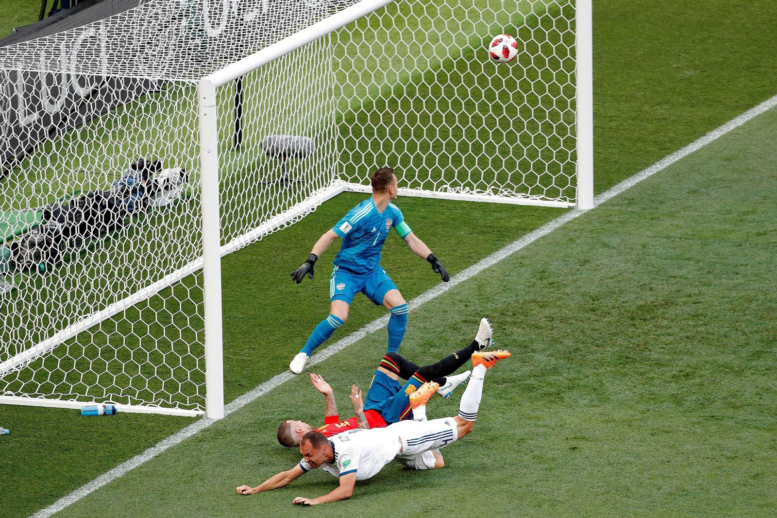 Las imágenes del España-Rusia