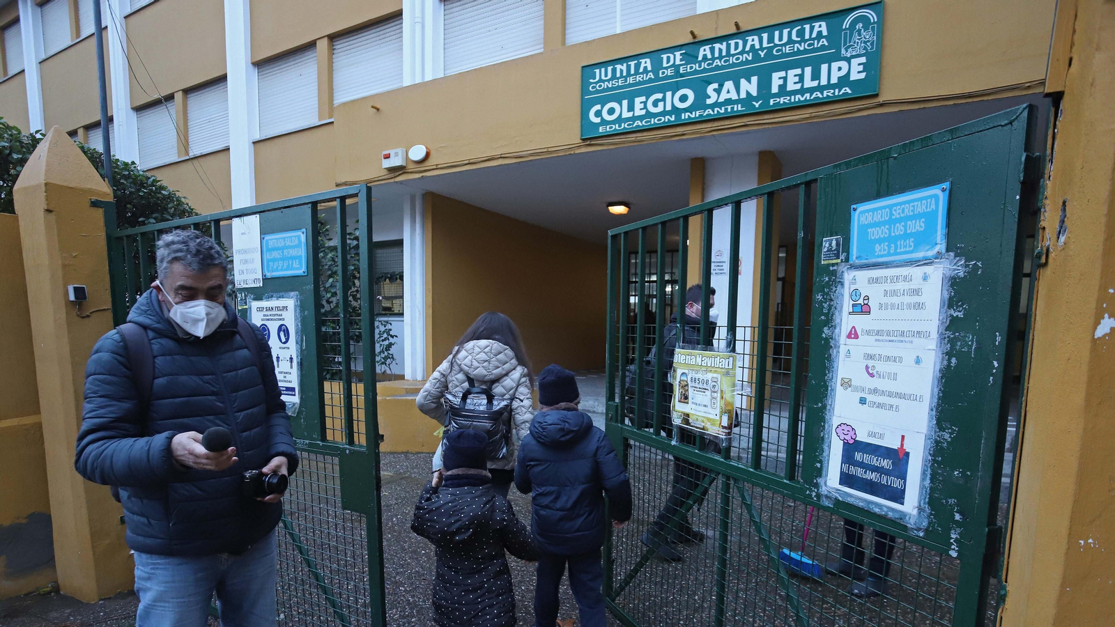 Escasa asistencia en los centros educativos de La Línea