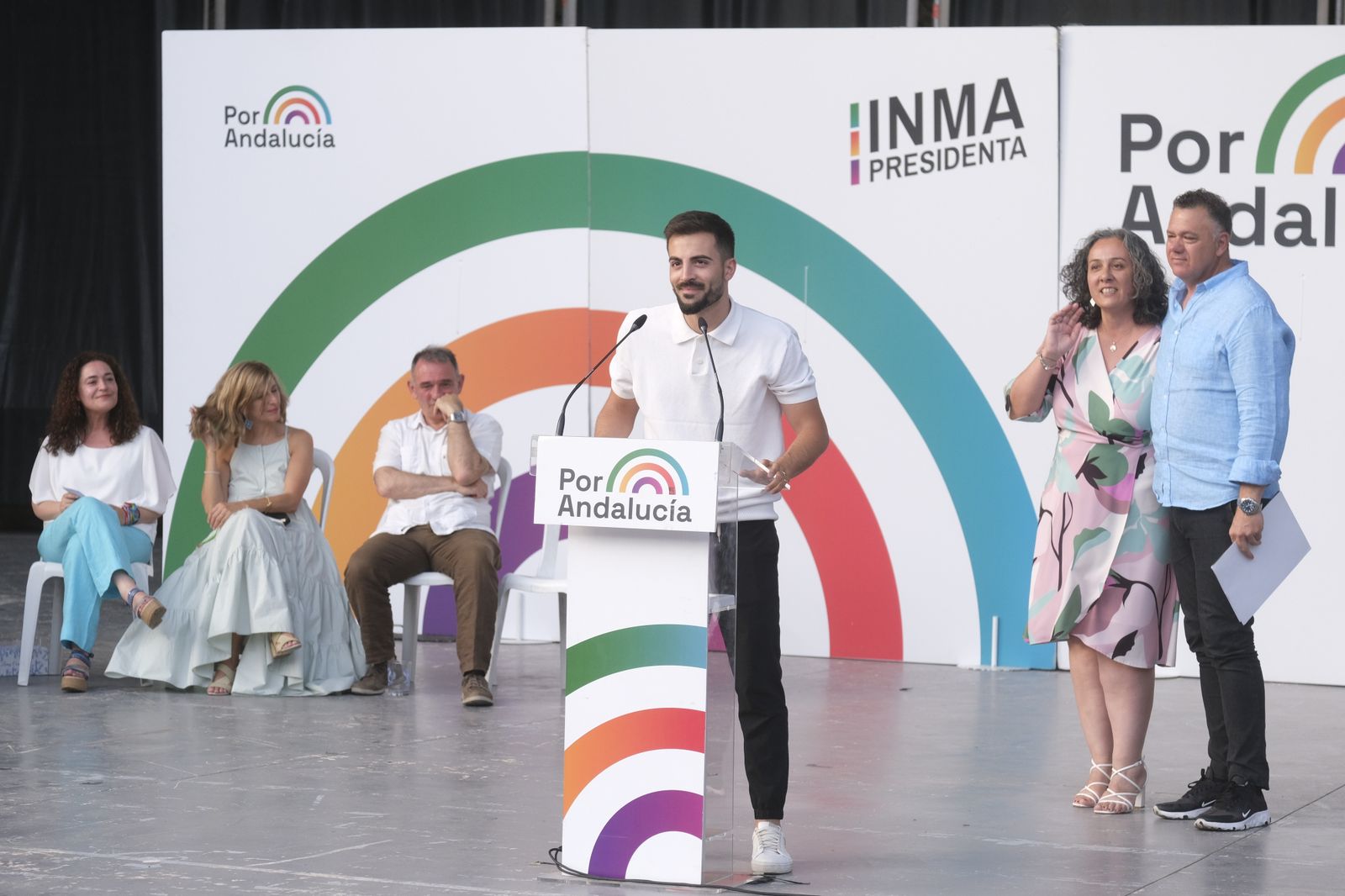 El acto electoral de Yolanda Díaz en Córdoba, en imágenes