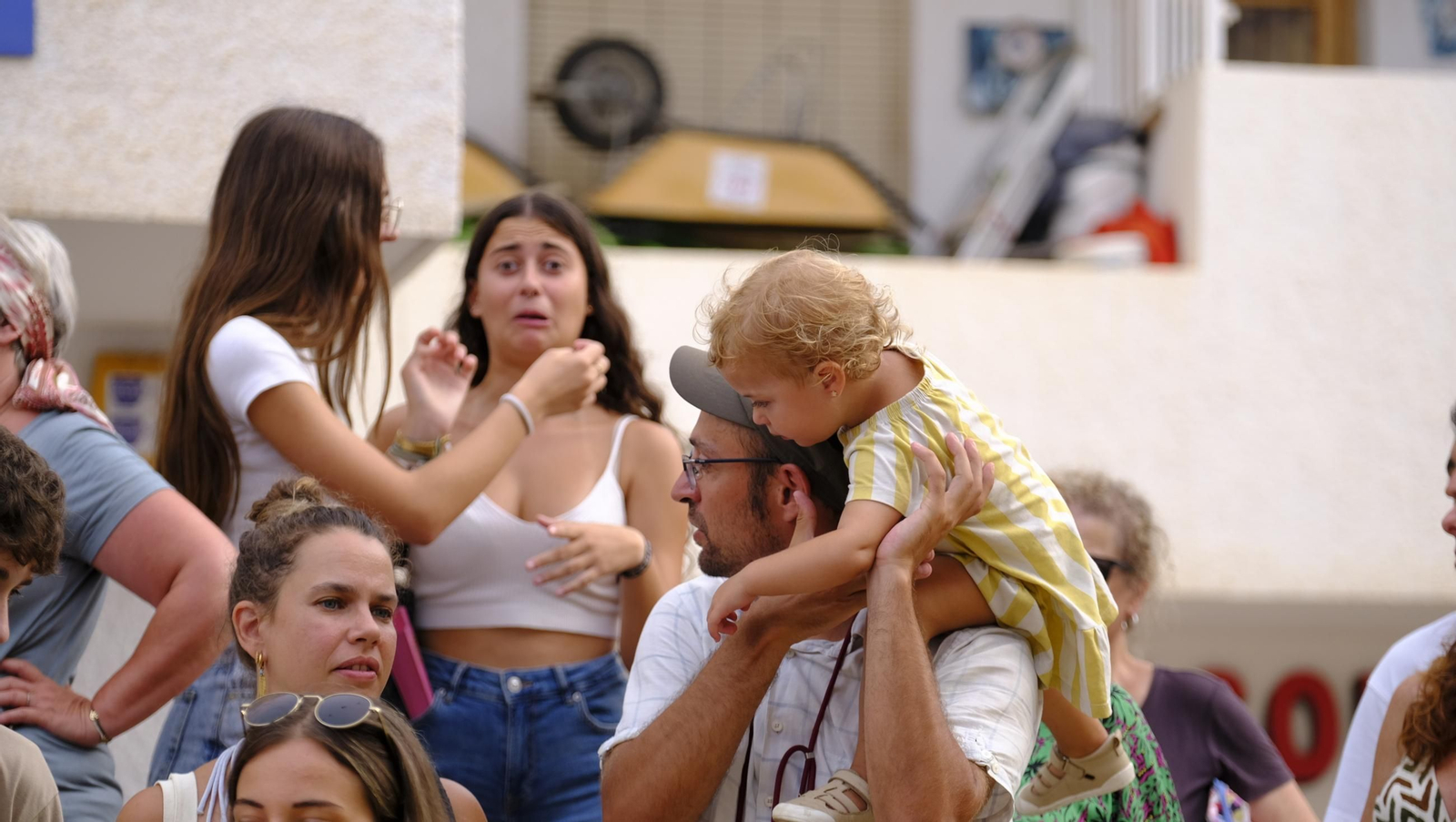 La popular carrera de cintas a caballo de las Fiestas de Mojácar, en imágenes
