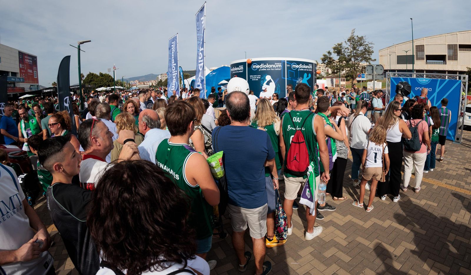 La Fan Zone de la Supercopa de Málaga