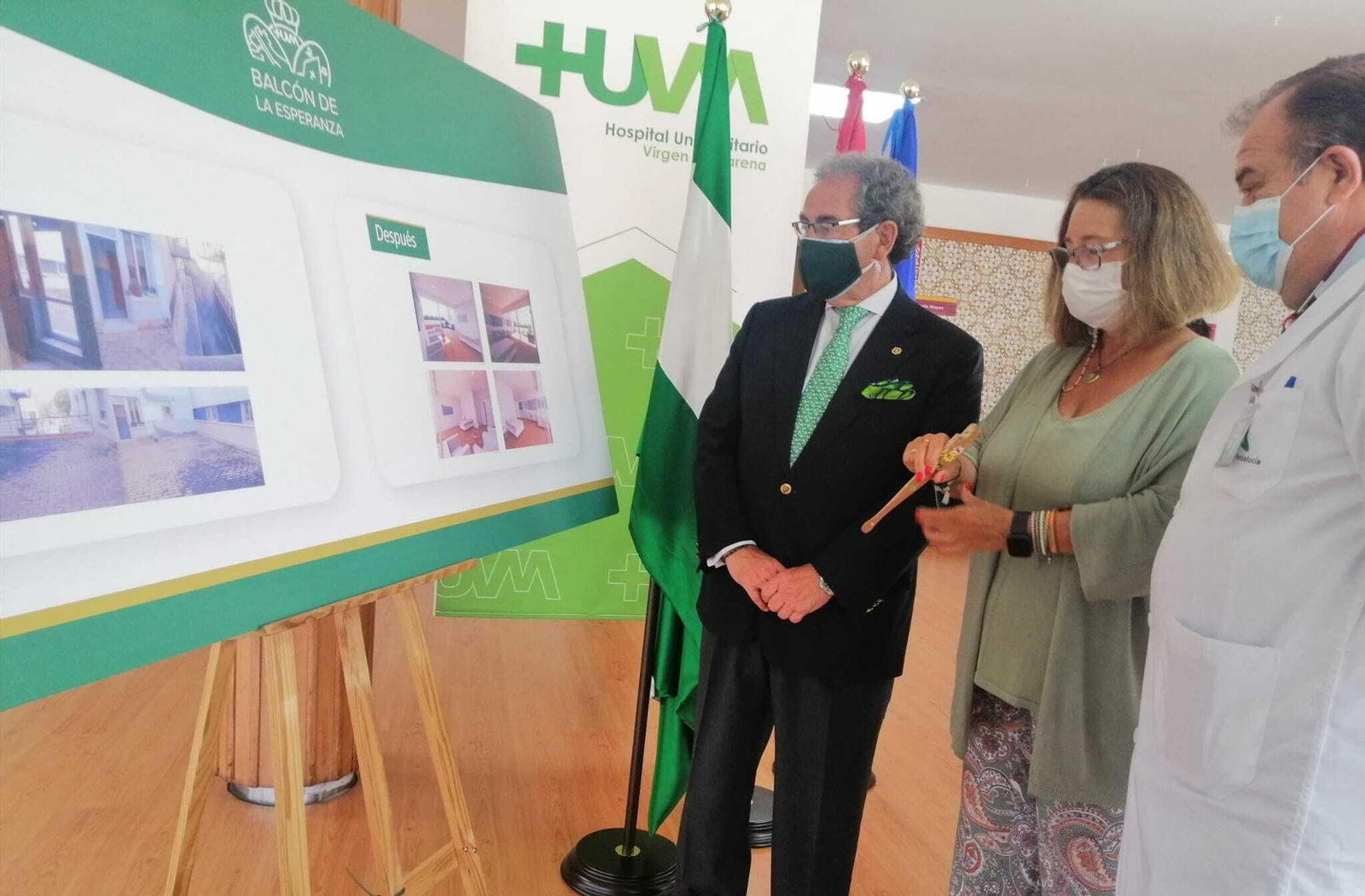 Presentación de la iniciativa este miércoles en el Hospital.
