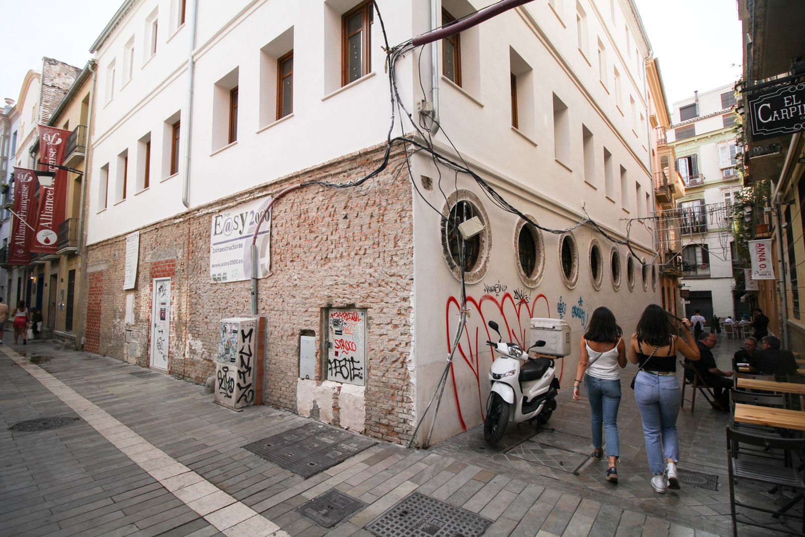 Estado de la obra de rehabilitación de la incubadora de economistas.