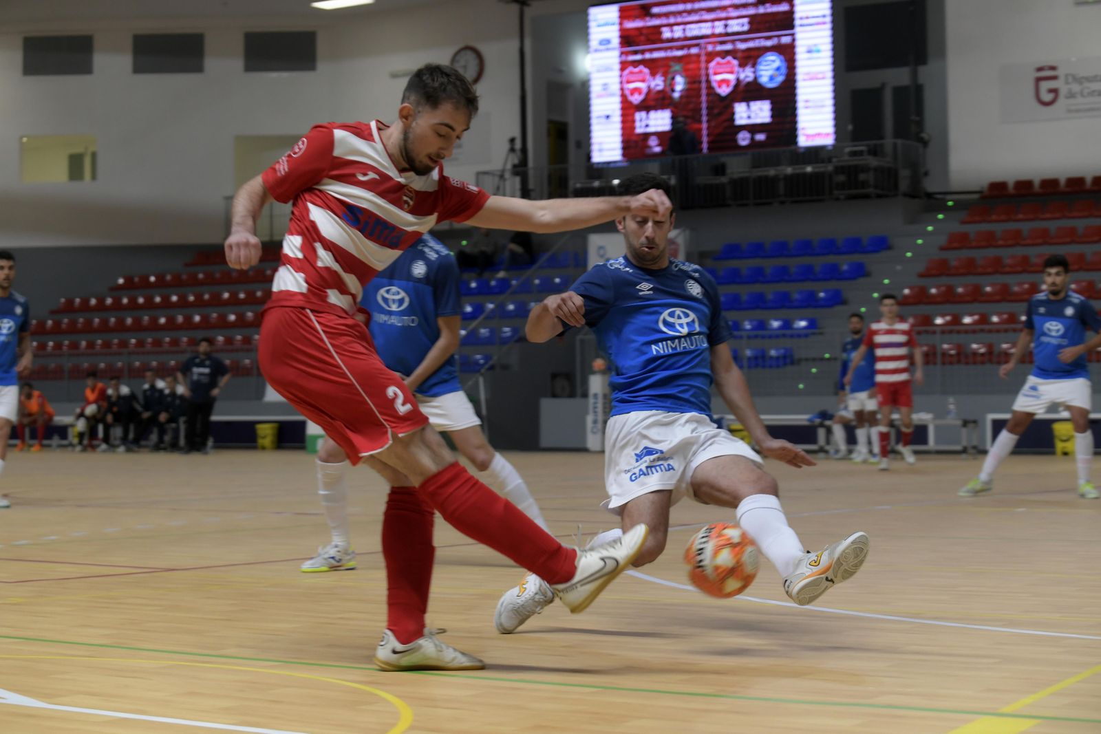 Imagen del encuentro ante el Xerez DFC.