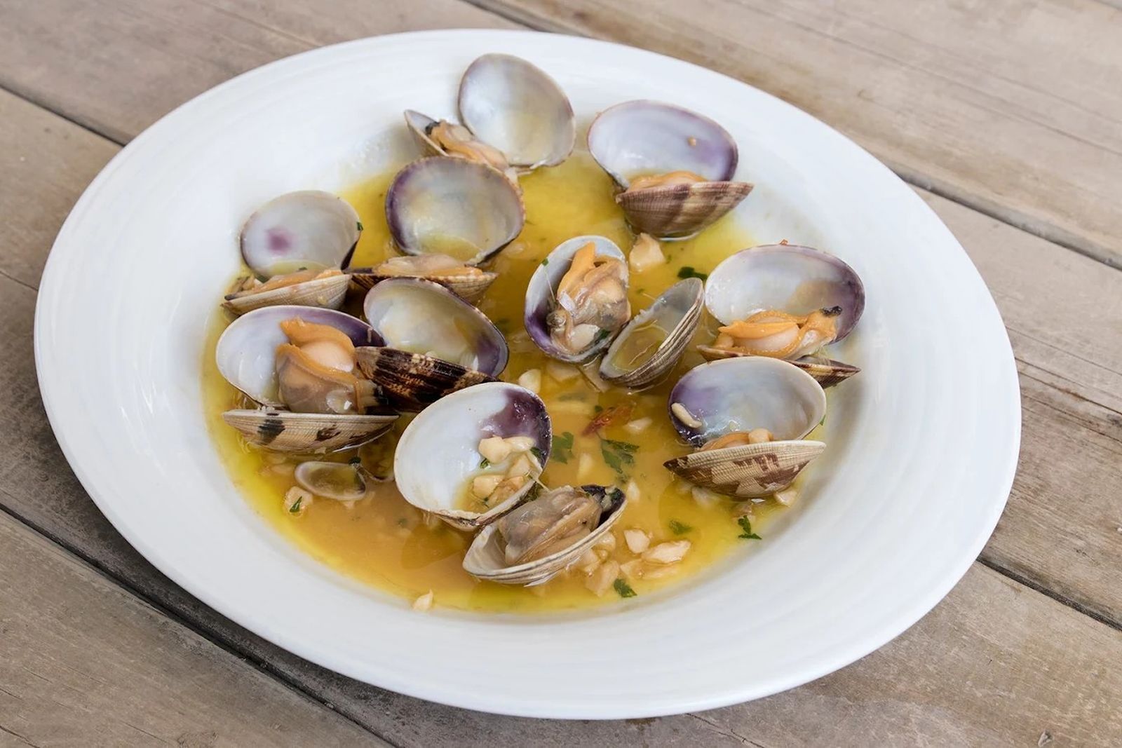 Plato del Restaurante El Quinto Pino, en Chipiona.