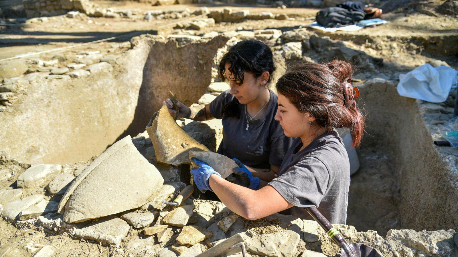 La fabrica de salazón en el yacimiento arqueológico de Carteia