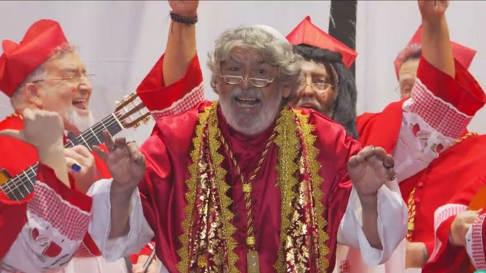 Los que van a coger papas, la chirigota del Yuyu, en Cádiz