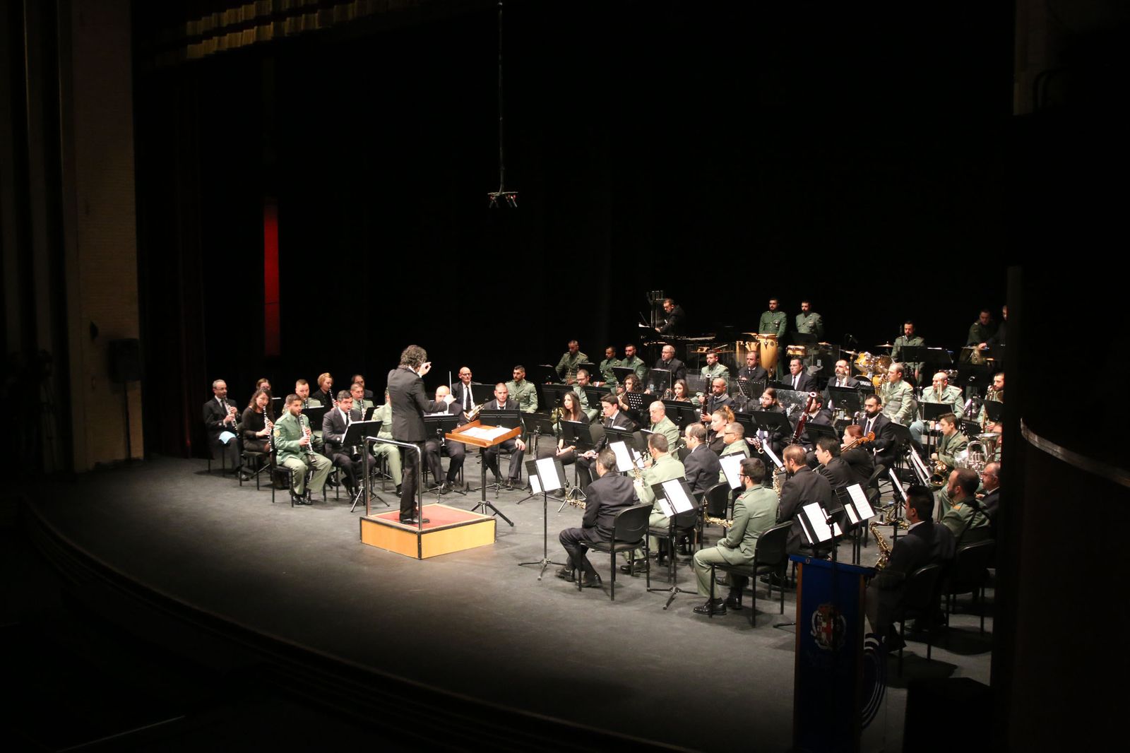 Concierto al unísono de la Banda de Música y la Brigada de la Legión