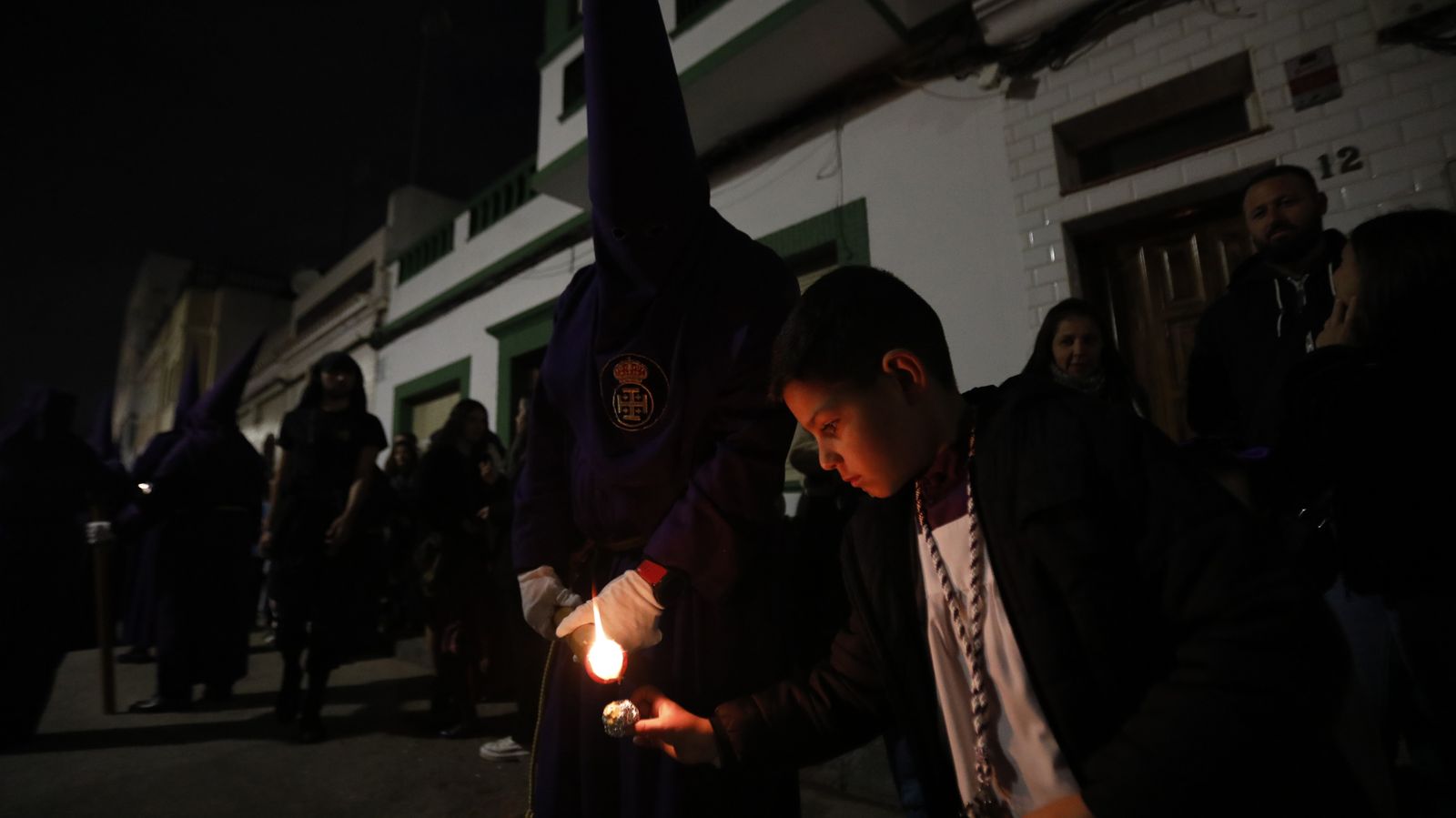 Fotos del Jueves Santo en La Línea: Perdón y la Salud, Gran Poder y Angustias