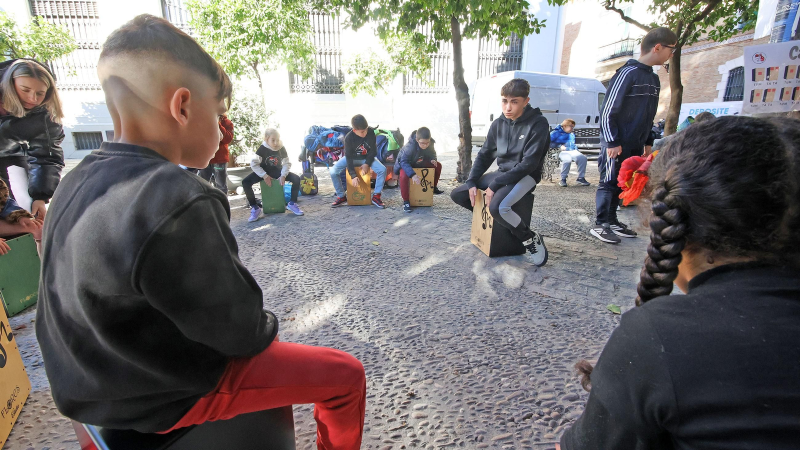 Yincana flamenca en el centro de Jerez