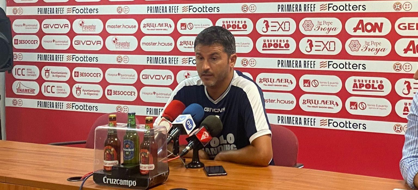 Iván Ania, entrenador del Algeciras