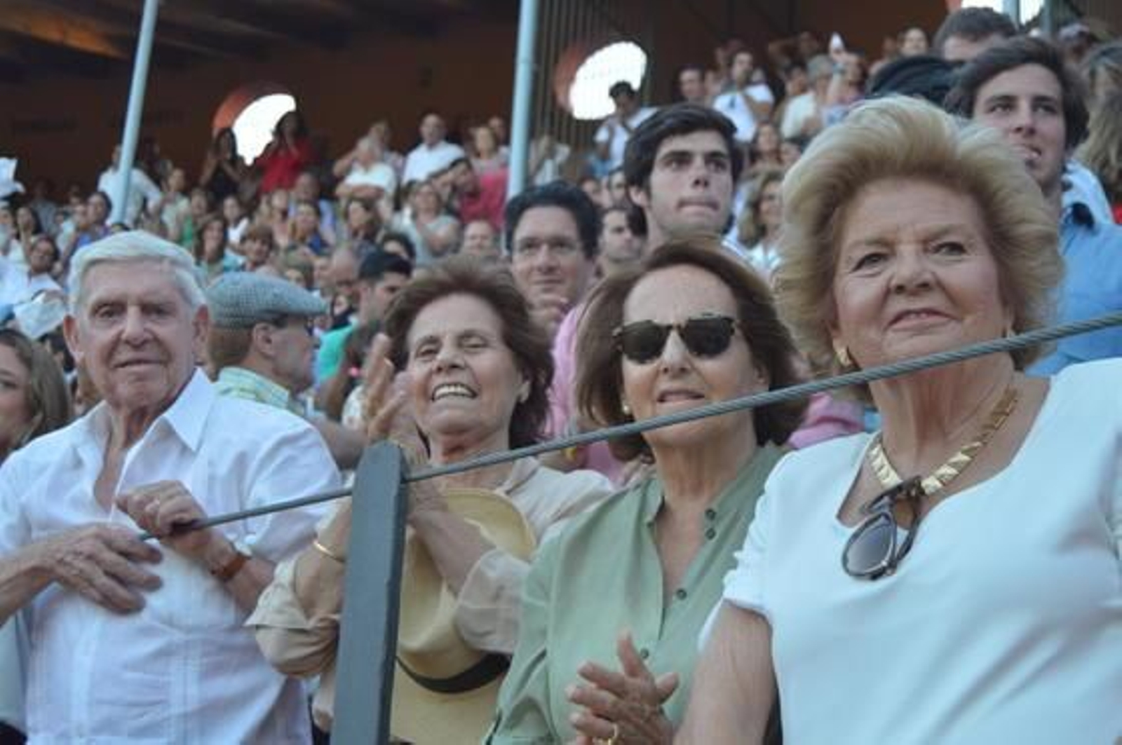 Jaime  Martel, Macuca Romero-Valdespino, Carmen Soto y Anamaría Bohórquez.

Foto: Ignacio Casas de Ciria