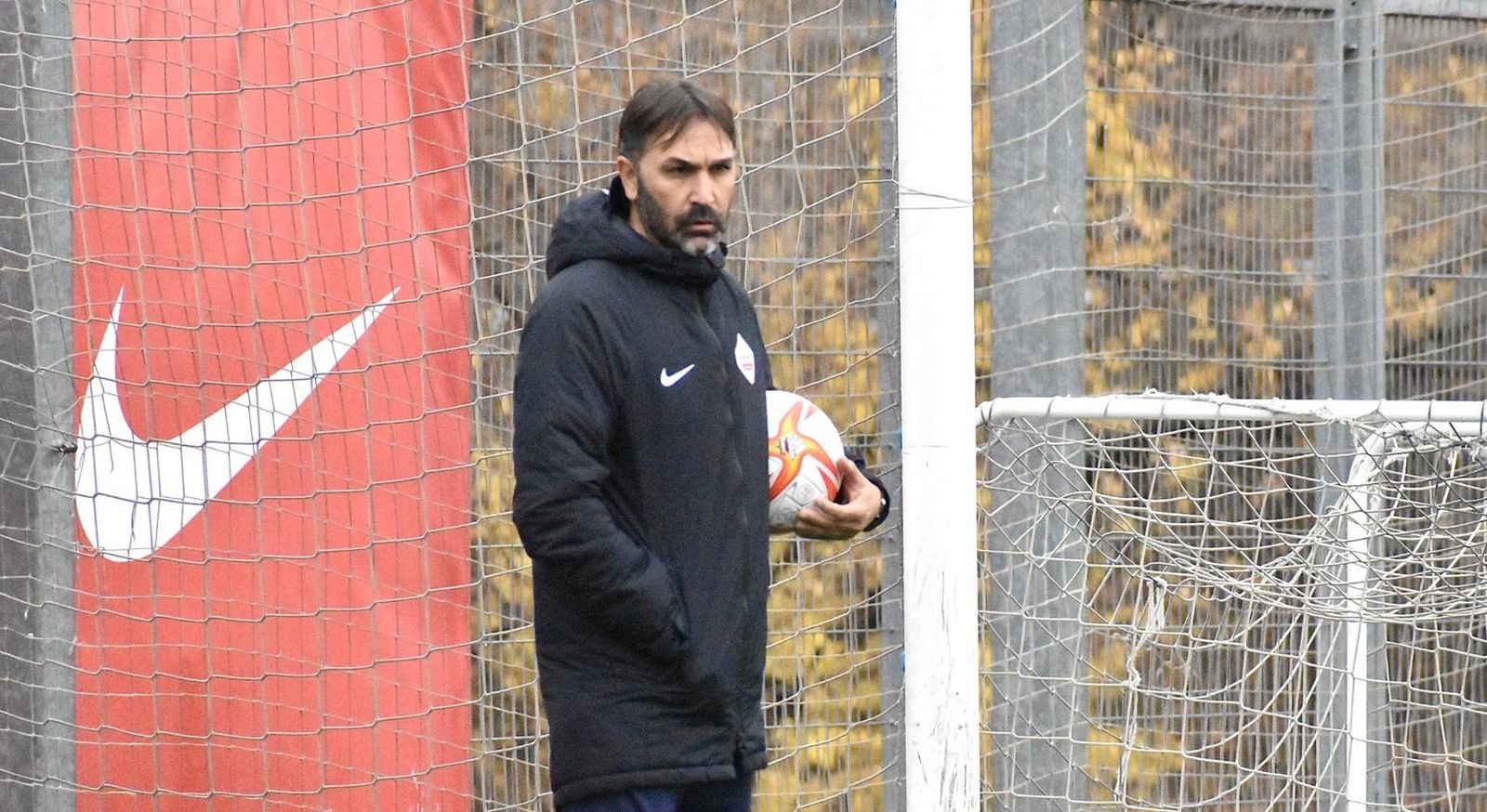 Miguel Ángel Martínez 'Lobo', durante un entrenamiento.