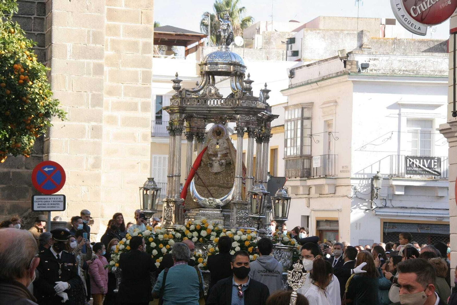 Salida extraordinaria de la Patrona, la Virgen de los Milagros