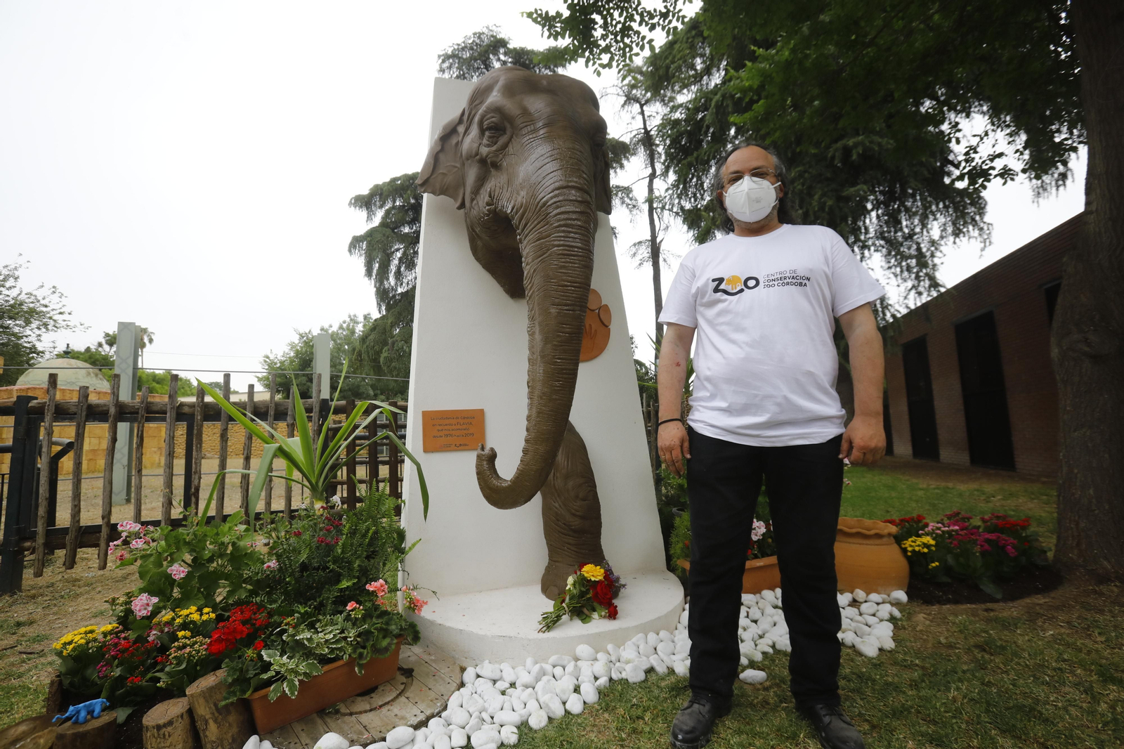 El homenaje en el zoo de Córdoba a la elefanta Flavia, en fotografías