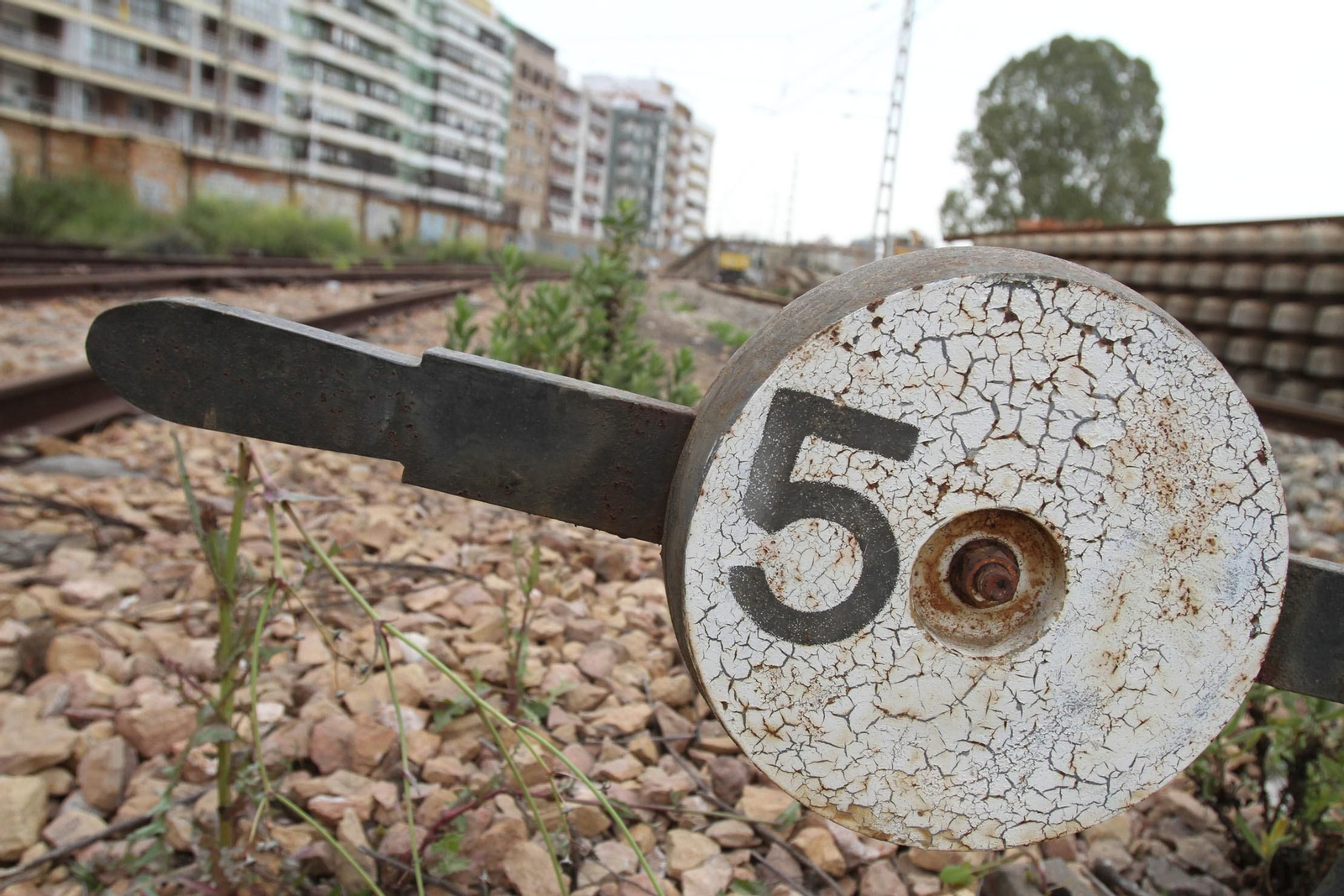 Los últimos preparativos de la estación de tren, en imágenes