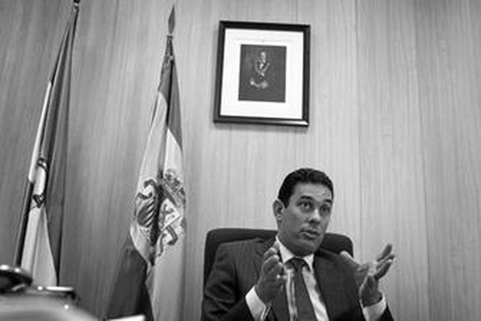 Jesús Manuel Madroñal, en su despacho.