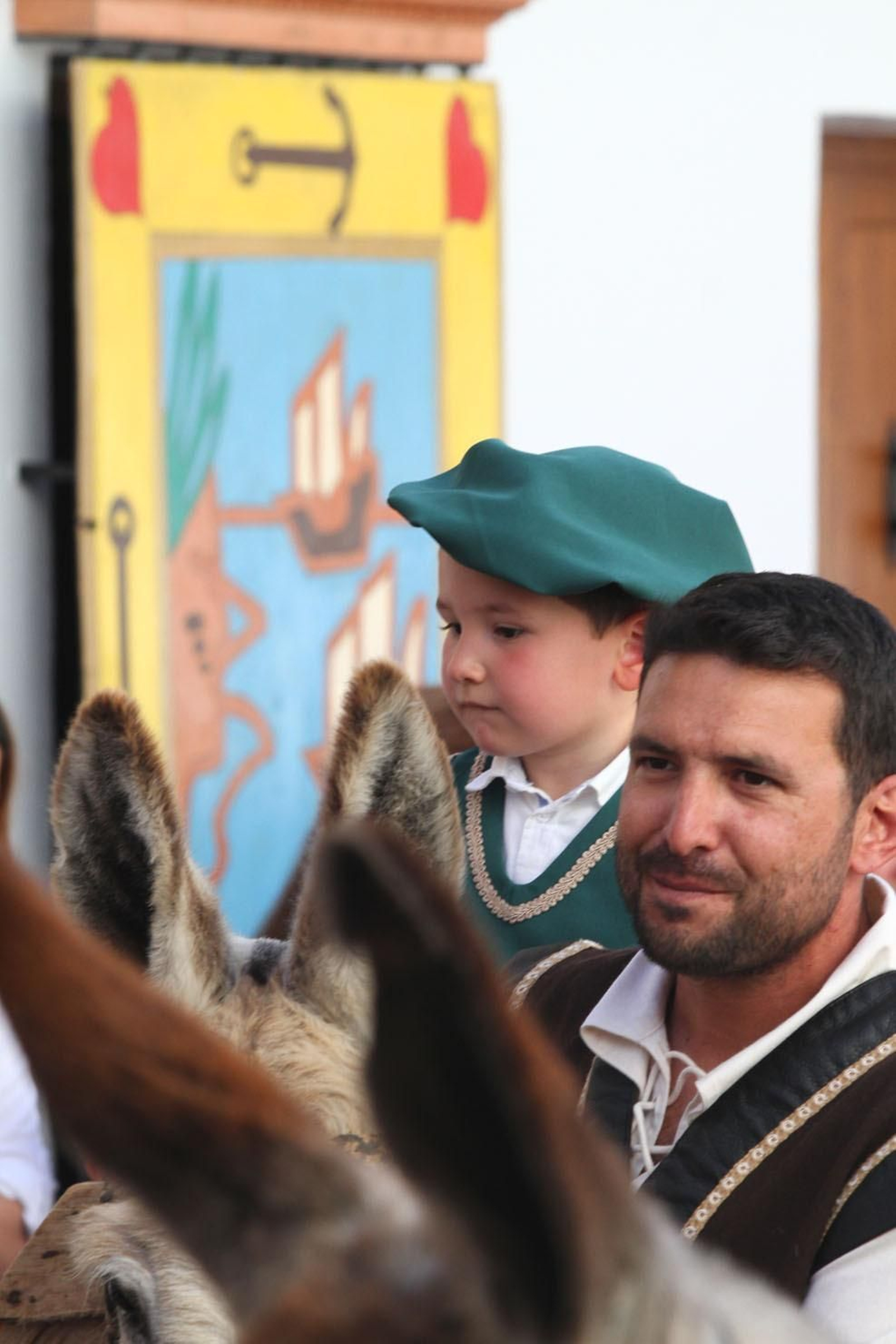 Imágenes del desfile de la XIX Feria Medieval del Descubrimiento, en Palos de la Frontera