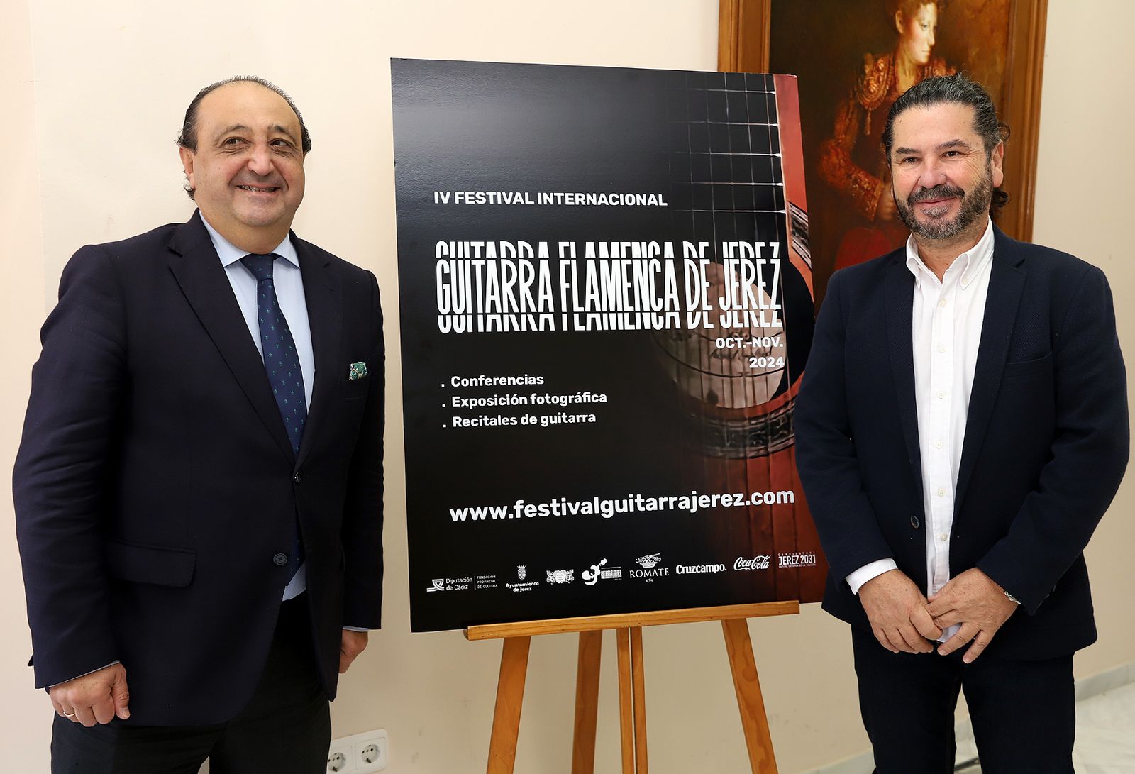 Francisco Zurita y Mario González, en la presentación del Festival.