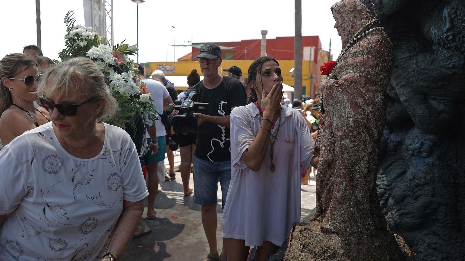 Devoción por la Virgen de La Palma.