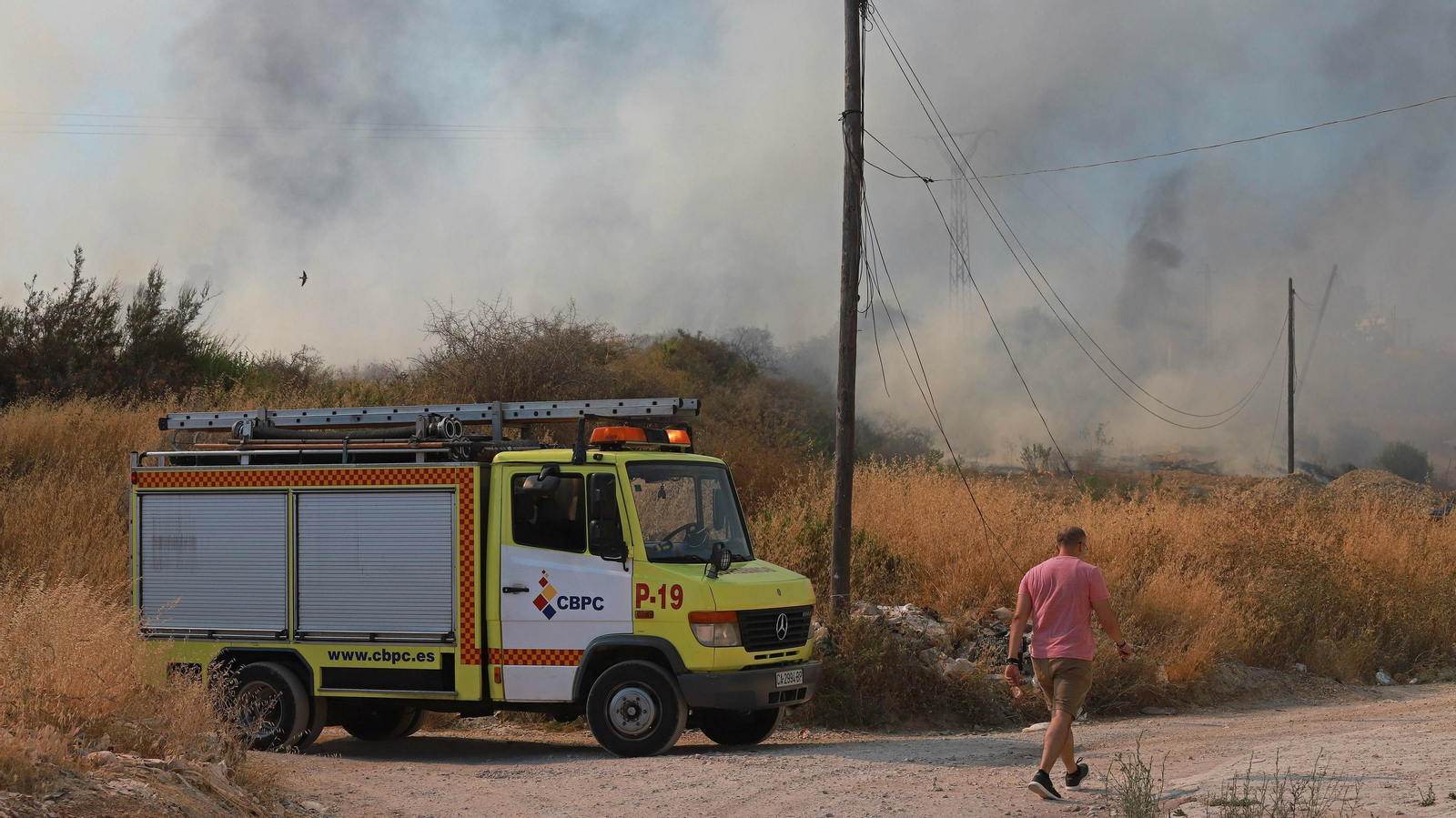 Incendio en la barriada de El Cobre