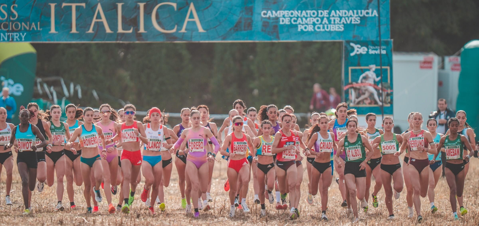 Una imagen de la salida de la Carrera Internacional Femenina.