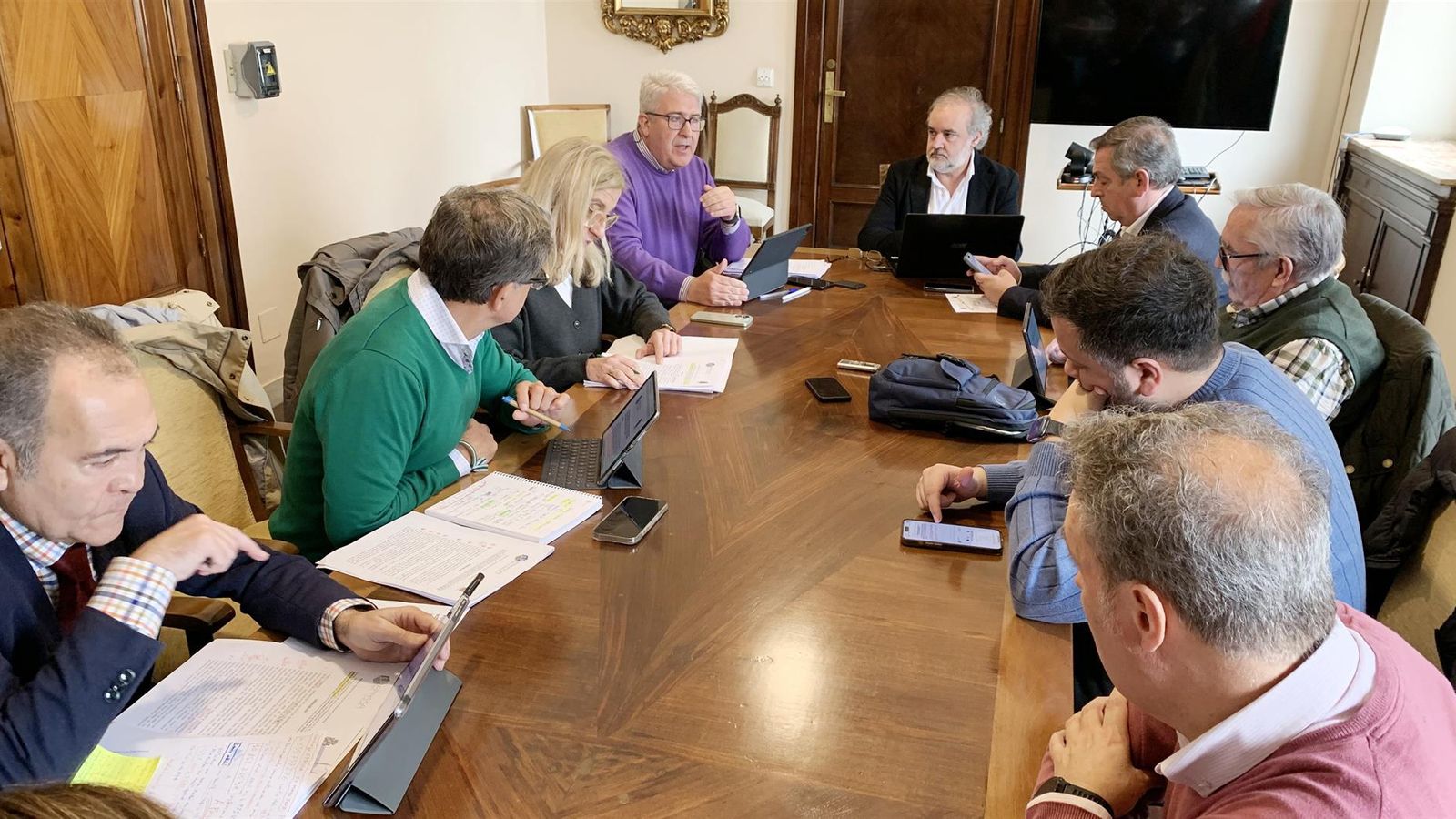 Reunión del consejo de administración de Epassa.