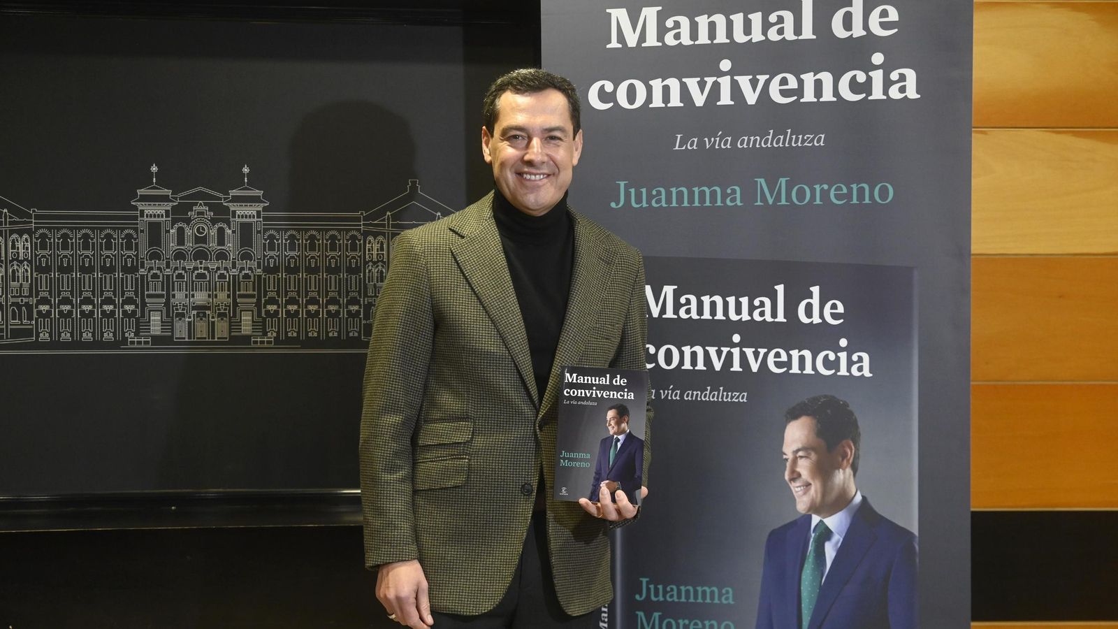 Juanma Moreno presenta en Córdoba su libro 'Manual de convivencia'.