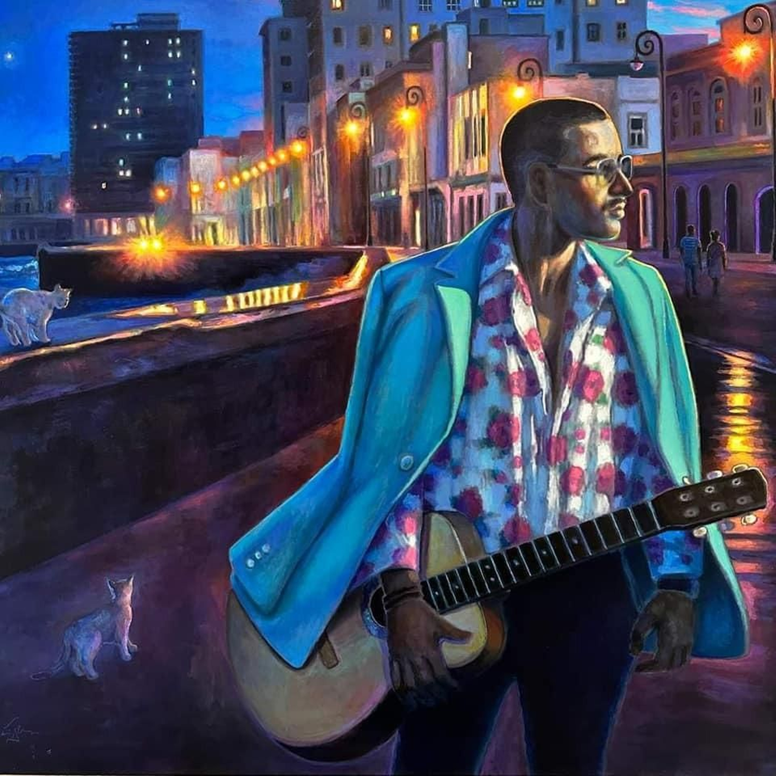 La espectacular muestra pictórica de Dani Franco en Ayamonte que es una explosión de colores