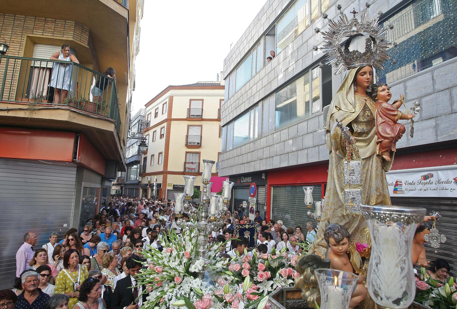 Imágenes de la Virgen del Carmen en Algeciras