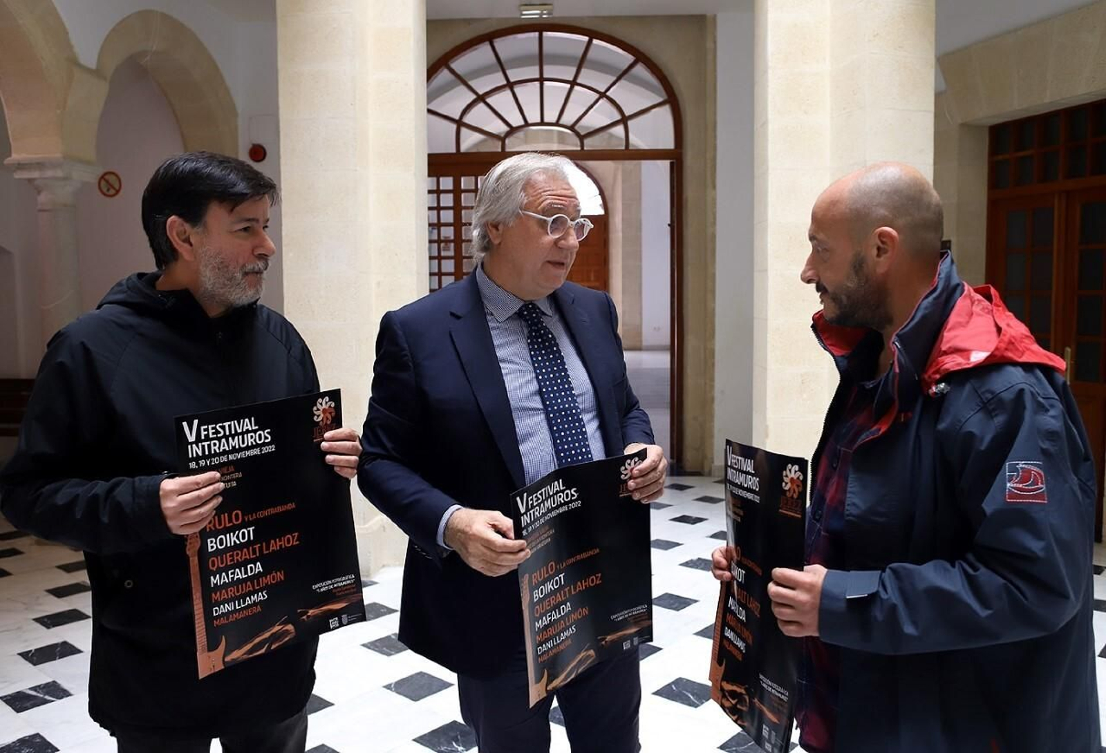 Domingo Pedro García, Francisco Camas y Raúl Ruiz-Berdejo