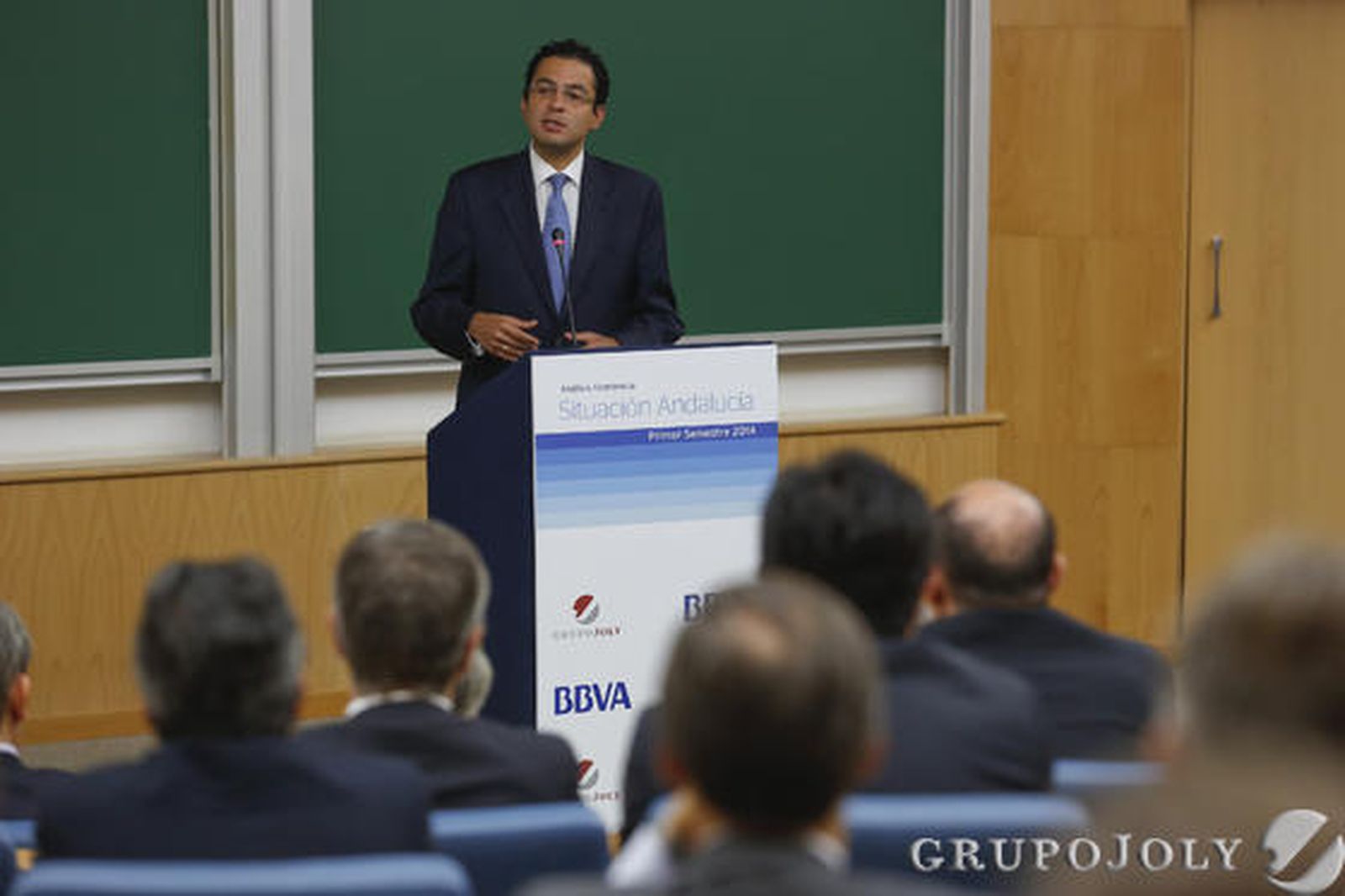 Cardoso, en su exposición. / J. Albiñana