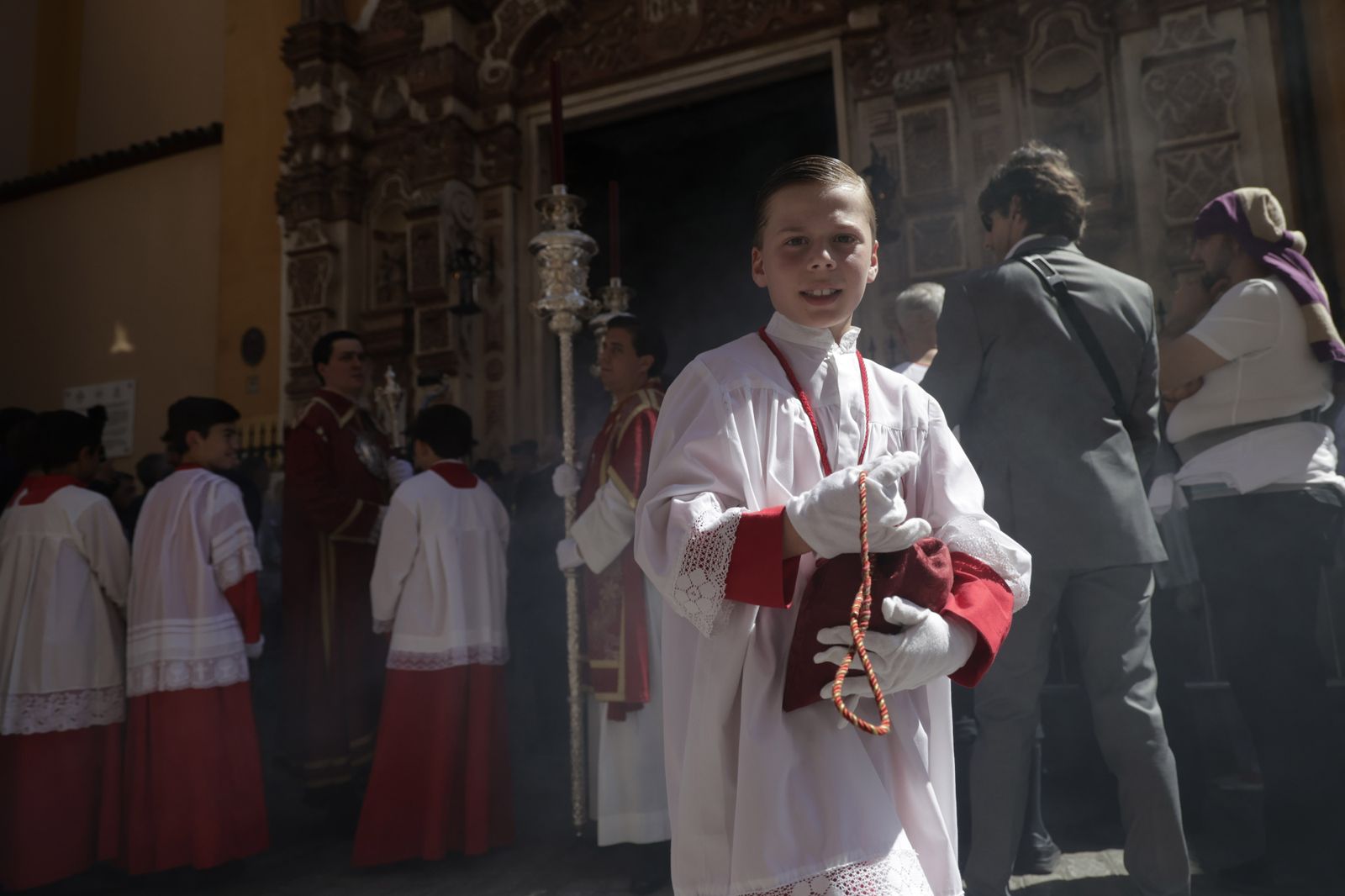 La salida de la Hermandad de la Sagrada Cena en imágenes