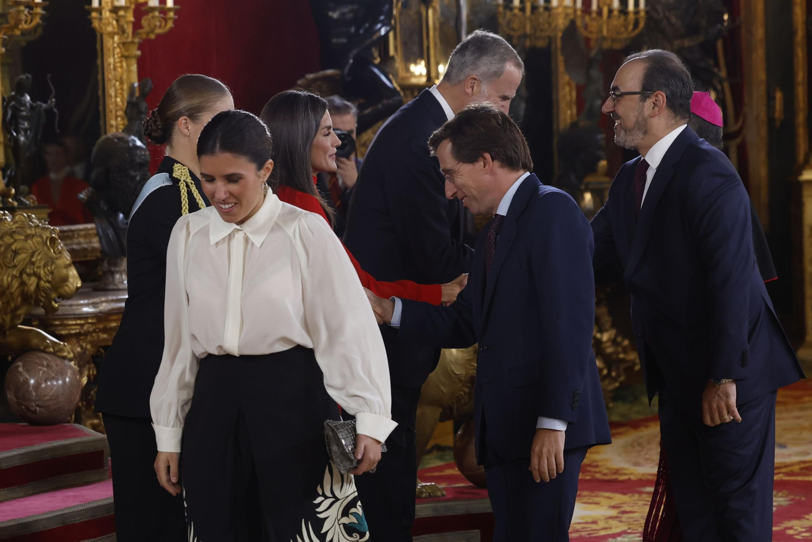 Las imágenes de la recepción de la Fiesta Nacional en el Palacio Real