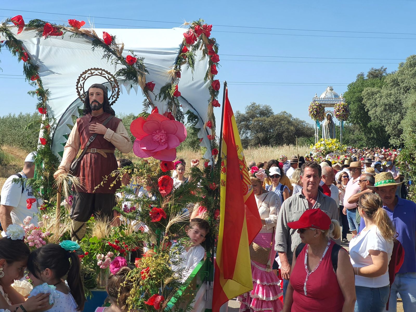 Romería de San Isidro y la Virgen de Fátima en Almodóvar del Río.