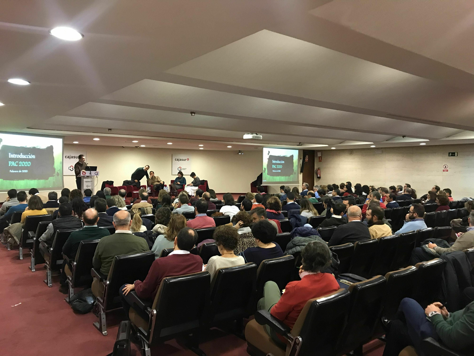 Asistentes al curso de formación de Cajasur para la tramitación de la PAC 2020.