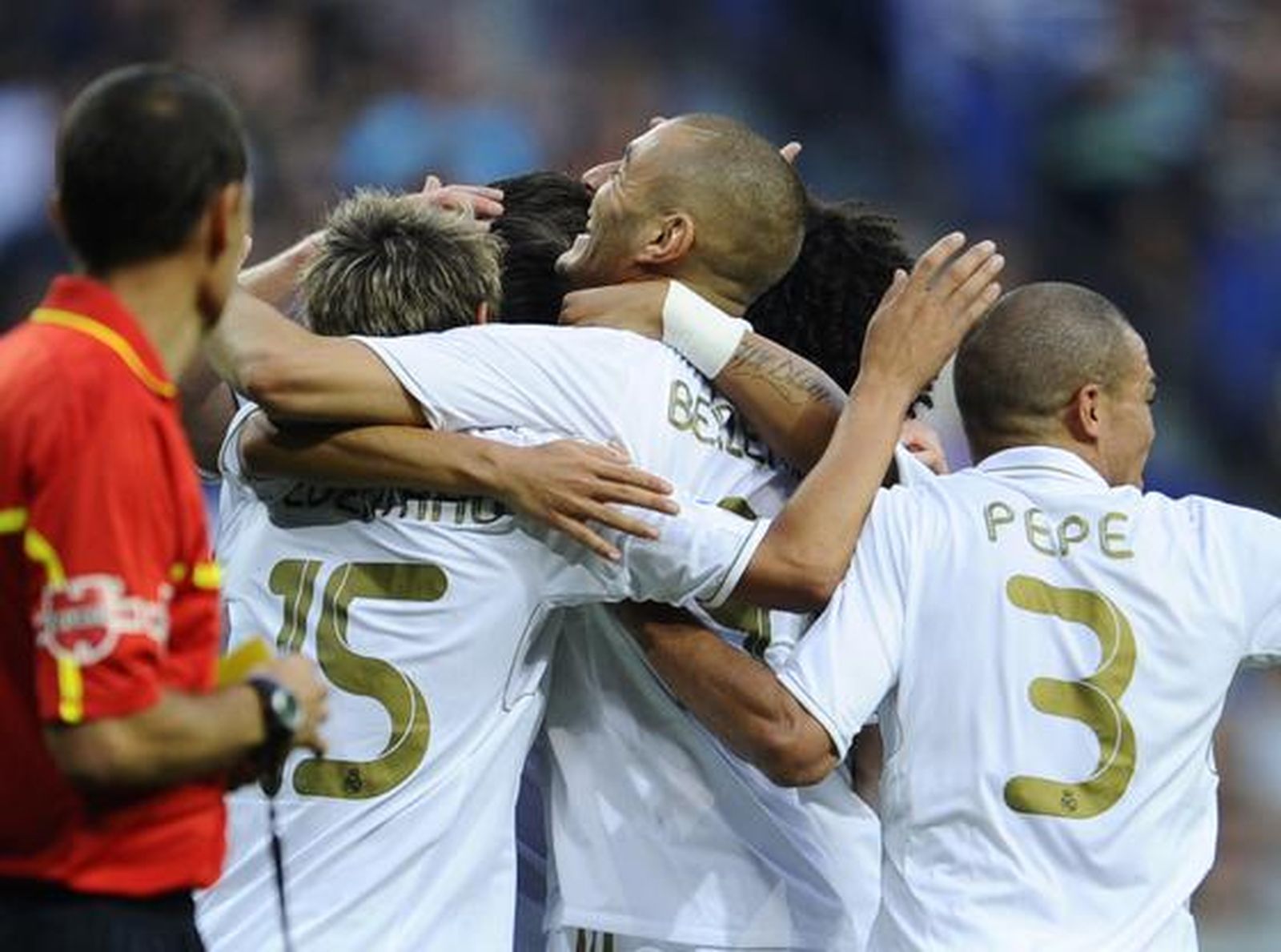 El Real Madrid cumple ante el Getafe en el Bernabéu (4-2). / AFP