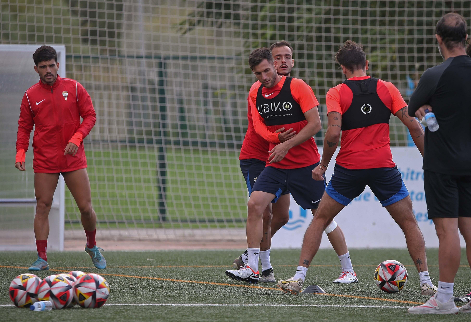 Fotos del entrenamiento del Algeciras CF en La Menacha
